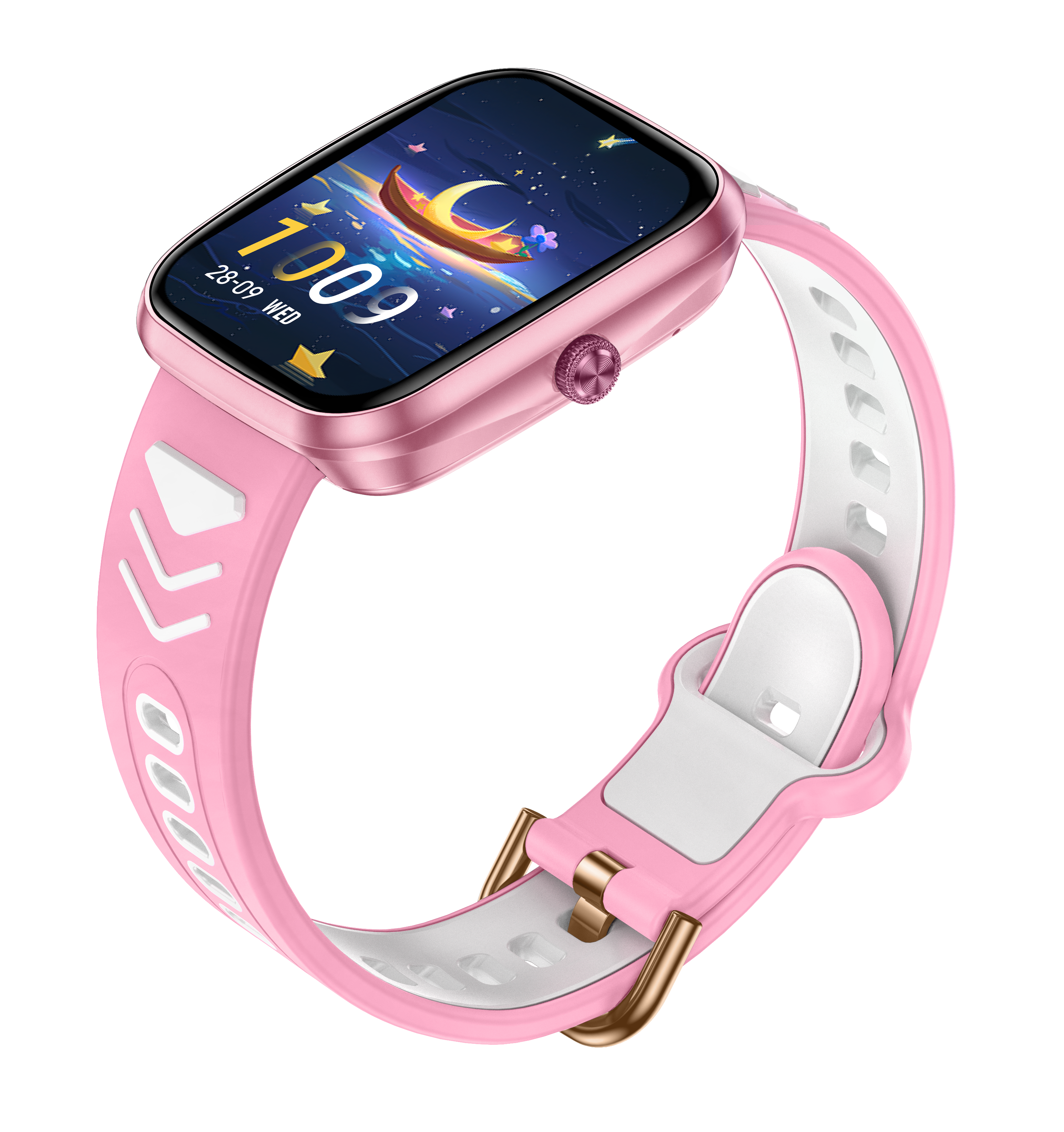 Safebuddy Smart Watch Kids Pink - 35