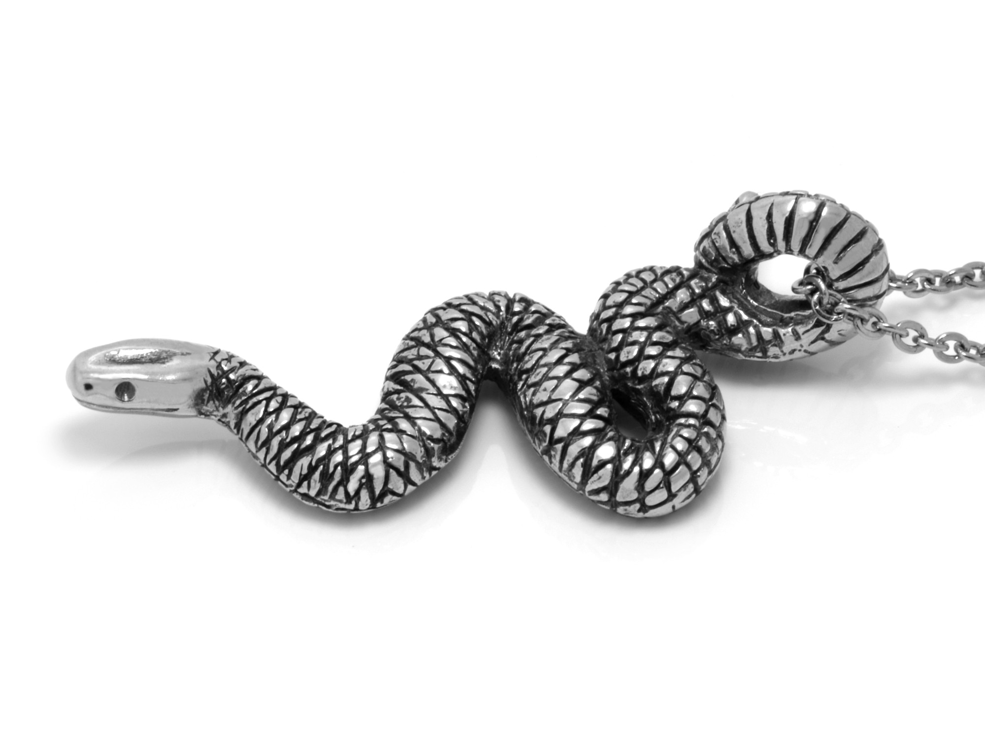 Orm Halsband, Handgjort Reptil Smycke - 2