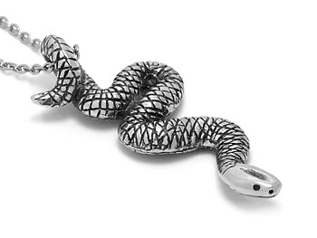 Orm Halsband, Handgjort Reptil Smycke