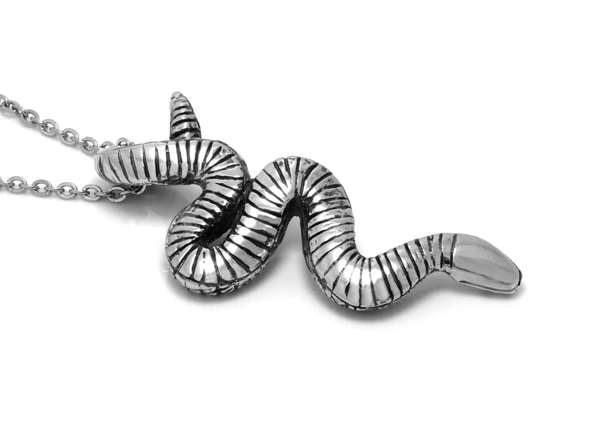 Orm Halsband, Handgjort Reptil Smycke - 3