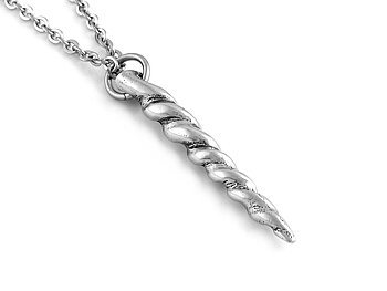 Enhörningshorn Halsband, Handgjort Enhörning Smycke