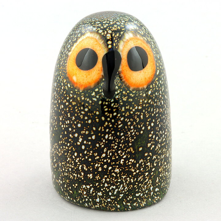 Oiva Toikka (2006) Lovely Little Barn Owl (Riihipöllön Poikanen) Glass Bird (32)