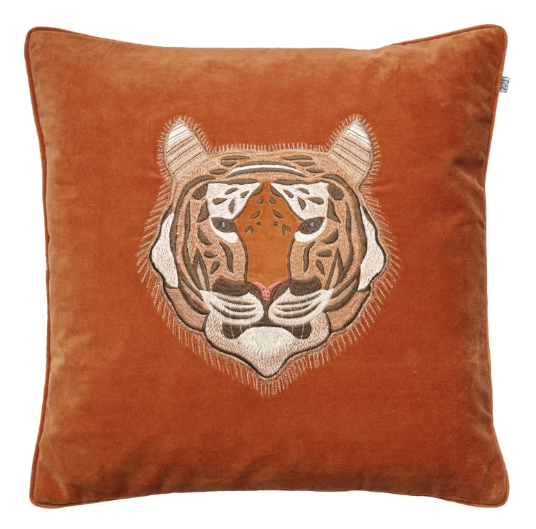 Kudde Tiger Orange 50x50 cm