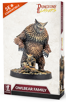 Dungeons & Lasers Owlbear Family