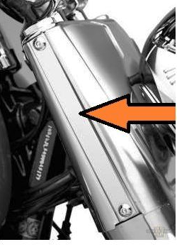 Trim Strip Flst Forkpanel 1986-2011 - 2