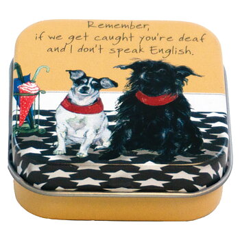 Mini Tin The Little Dog Laughed Dog Motif Terriers