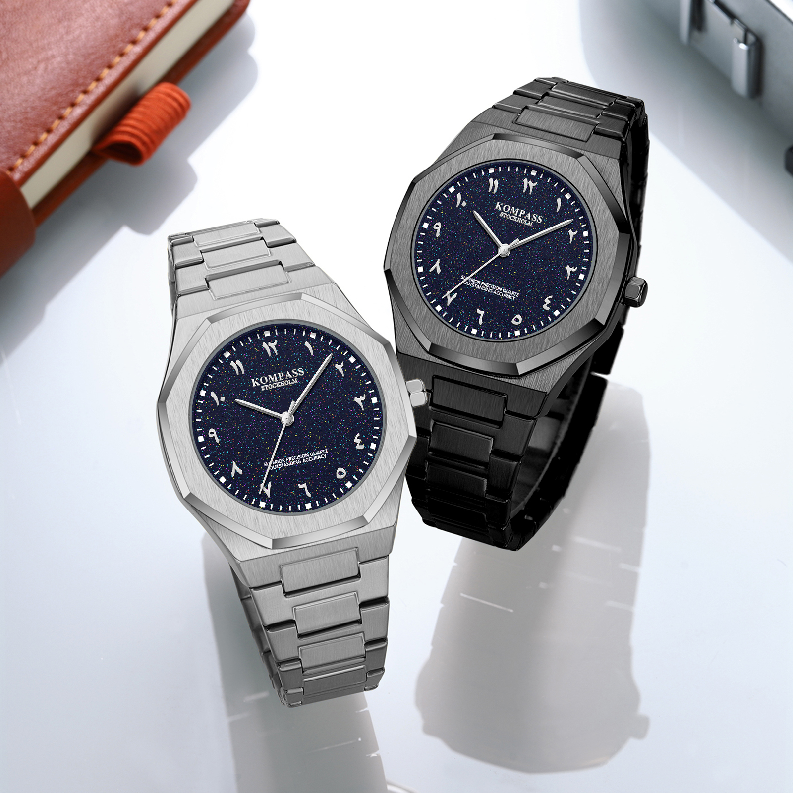 Kompass Star-Dust Arabic Black Blue - 11