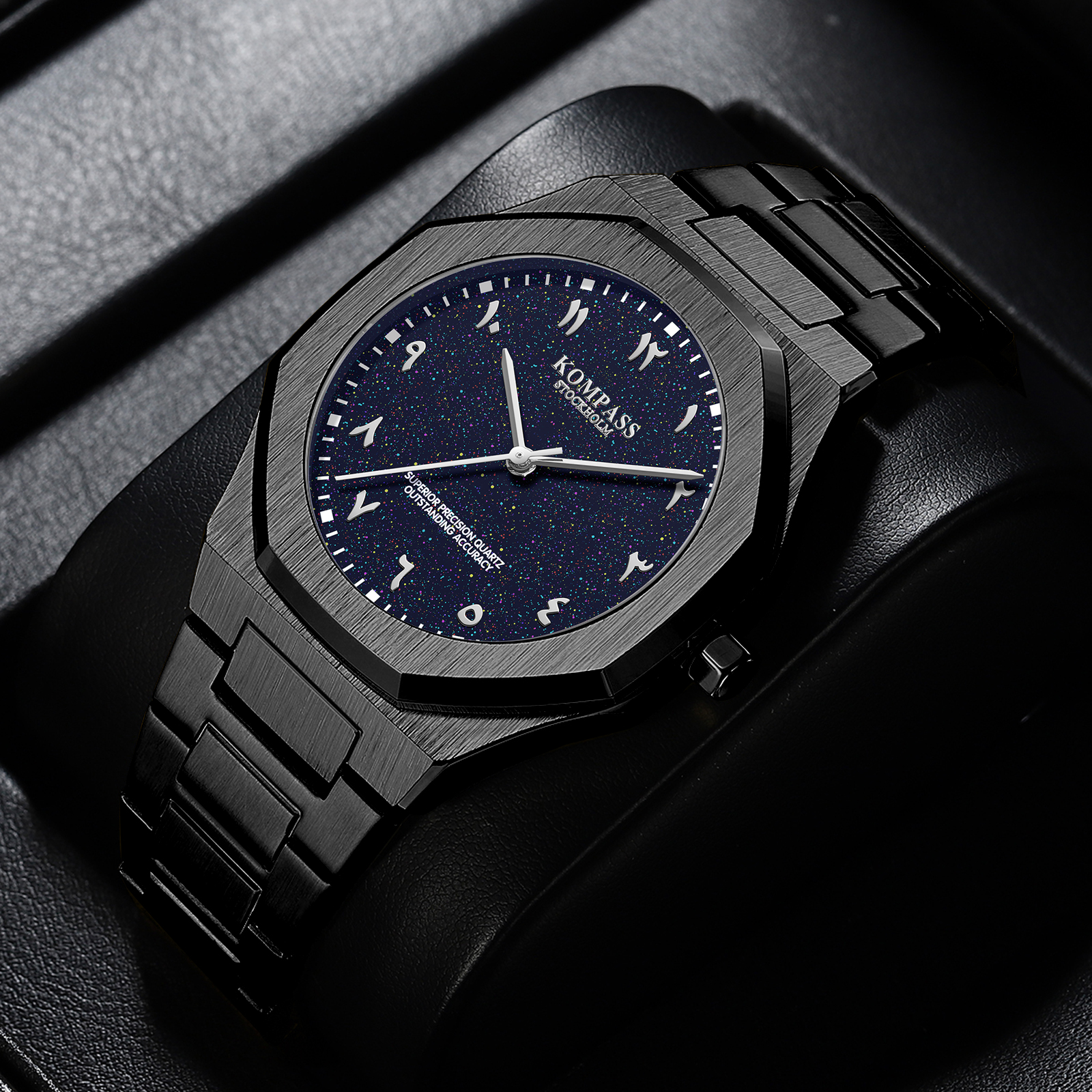Kompass Star-Dust Arabic Black Blue - 6