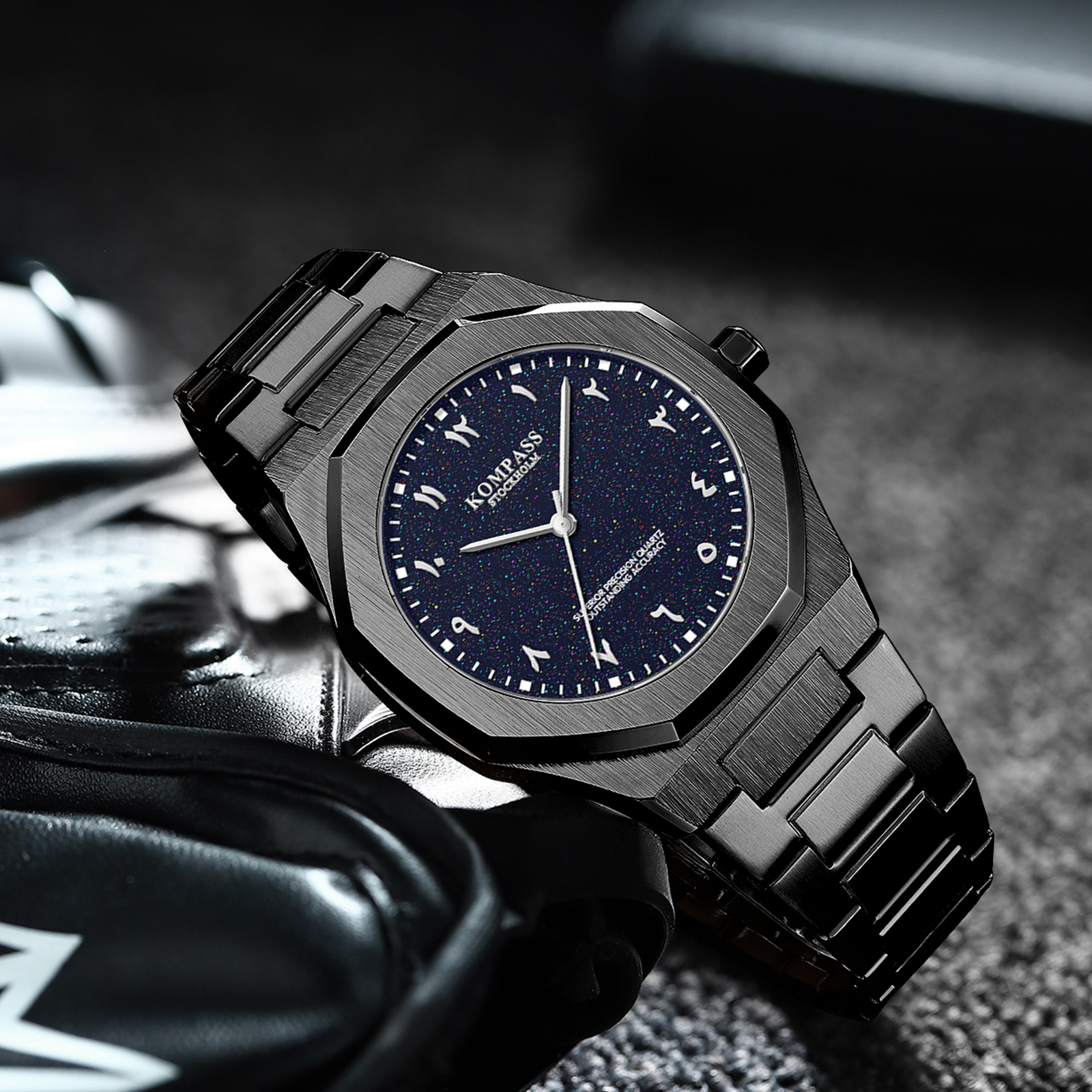 Kompass Star-Dust Arabic Black Blue - 4