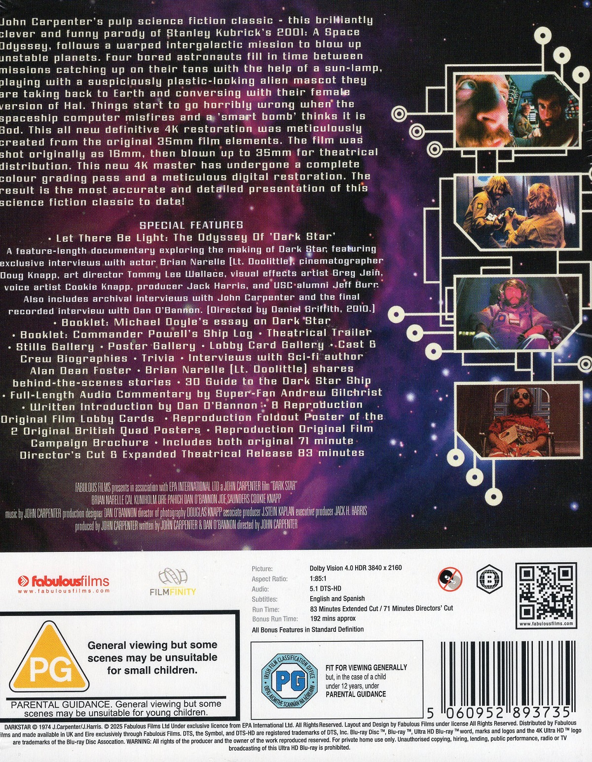 Dark Star (Limited Edition) (ej svensk text) (4K Ultra HD + Blu-ray) - 2