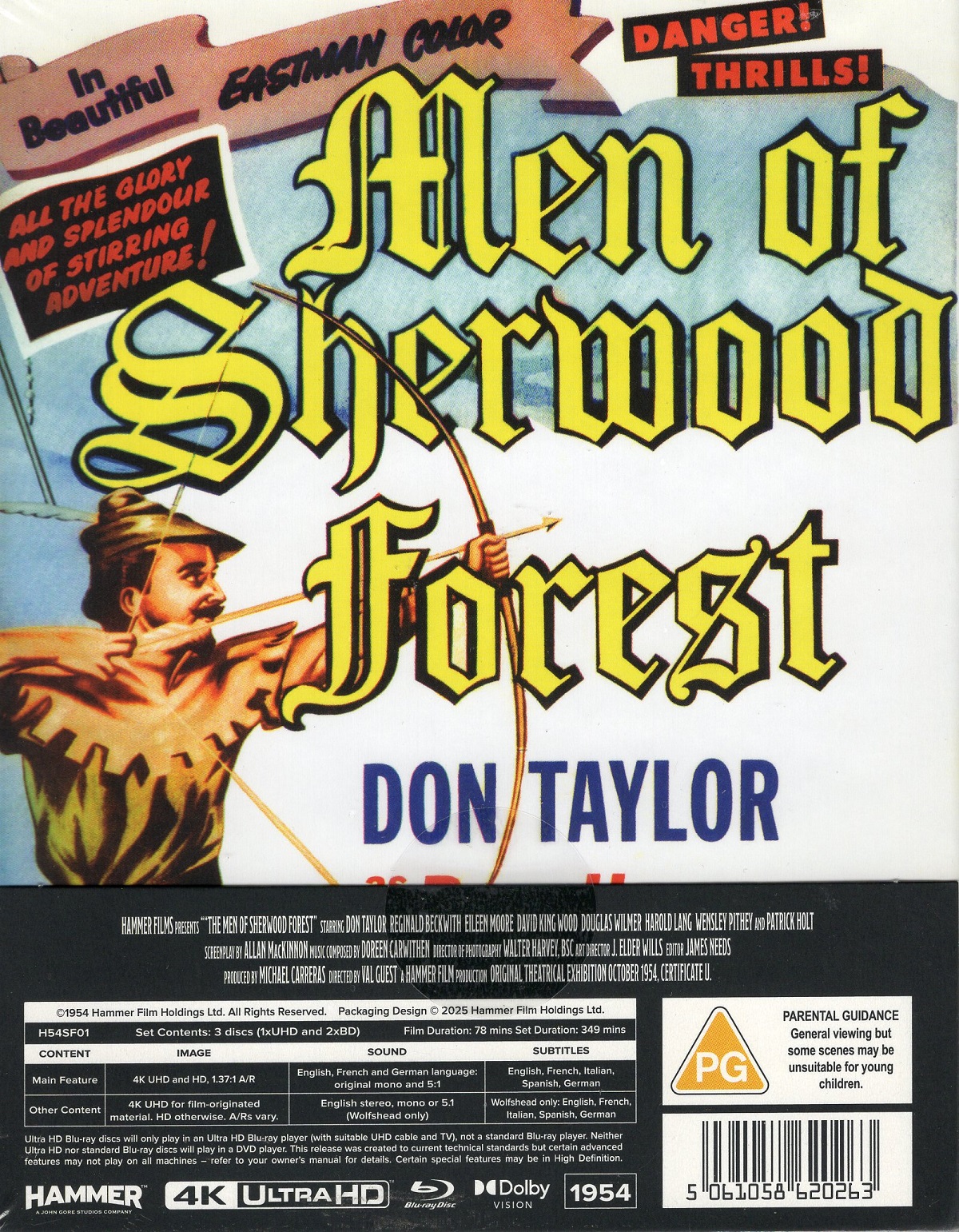 The Men of Sherwood Forest (Limited Edition) (ej svensk text) (4K Ultra HD + Blu-ray) - 2