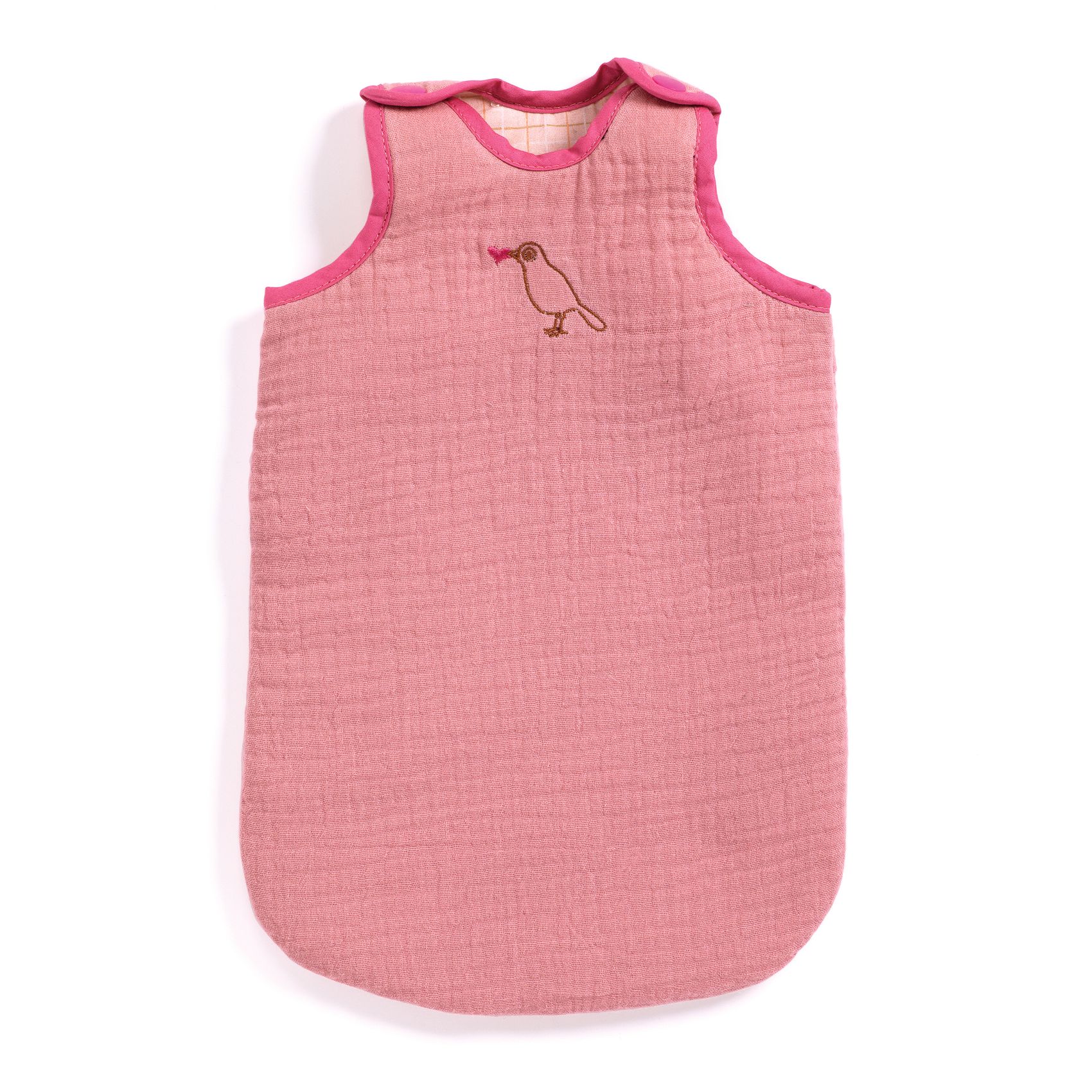 Sovpåse till dockan Doll Sleeping Bag Roseraie från Pomeo for Djeco - rosa