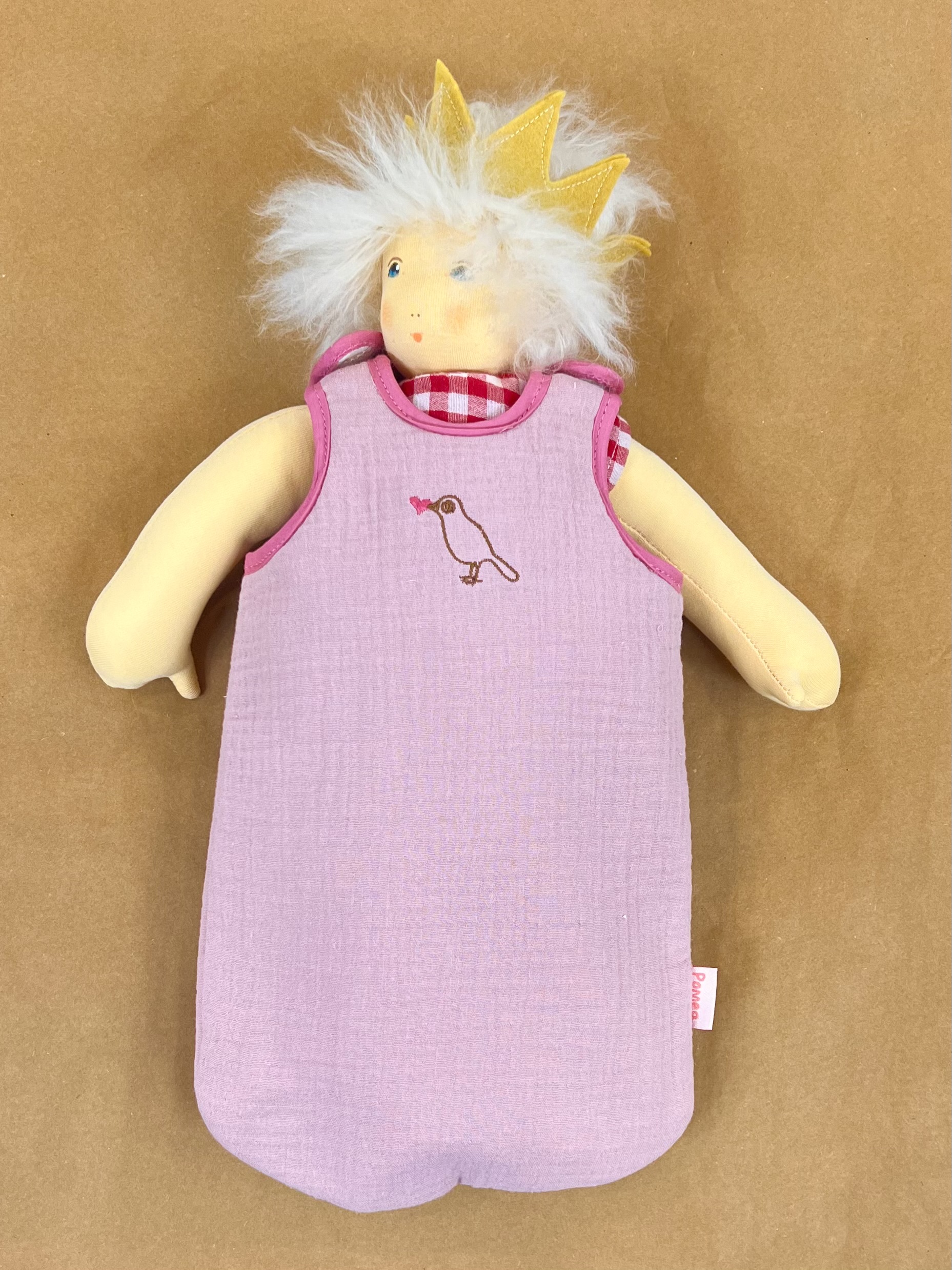 Sovpåse till dockan Doll Sleeping Bag Roseraie från Pomeo for Djeco - rosa - 3