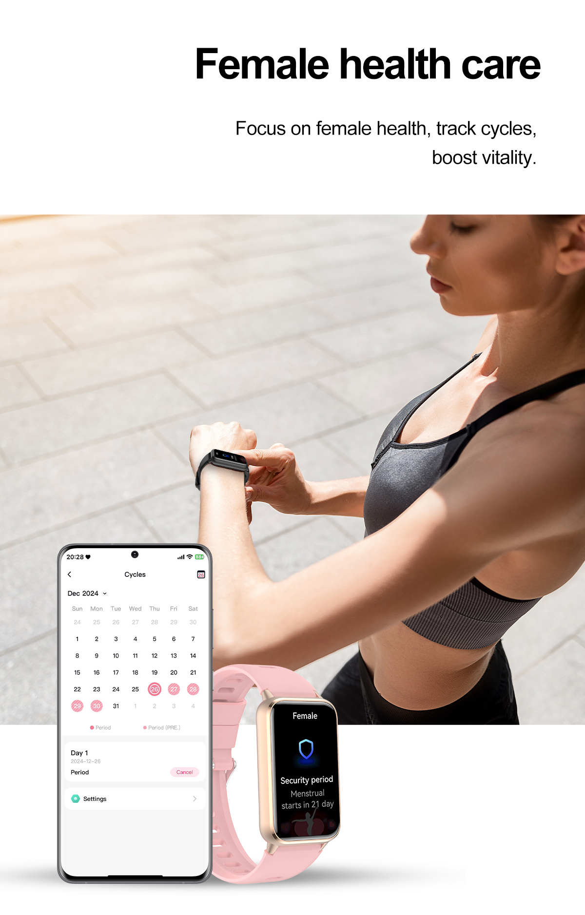 Philippe Palmer Smart Watch LP53 AMOLED Black - 13