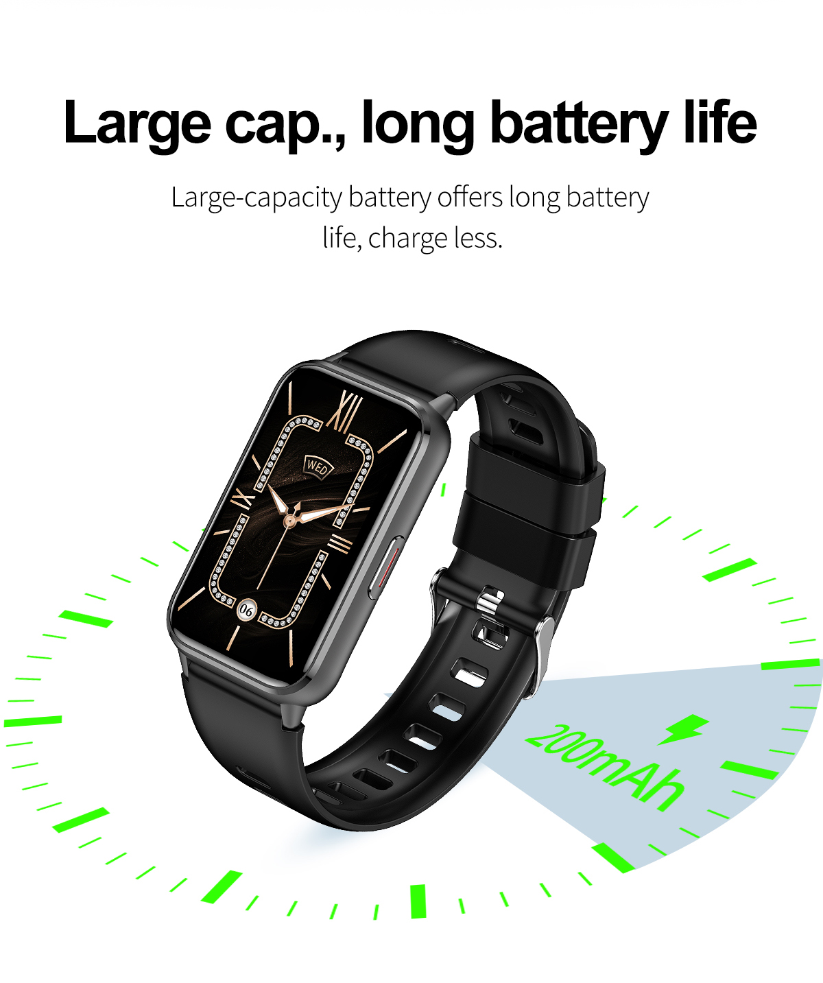 Philippe Palmer Smart Watch LP53 AMOLED Black - 19
