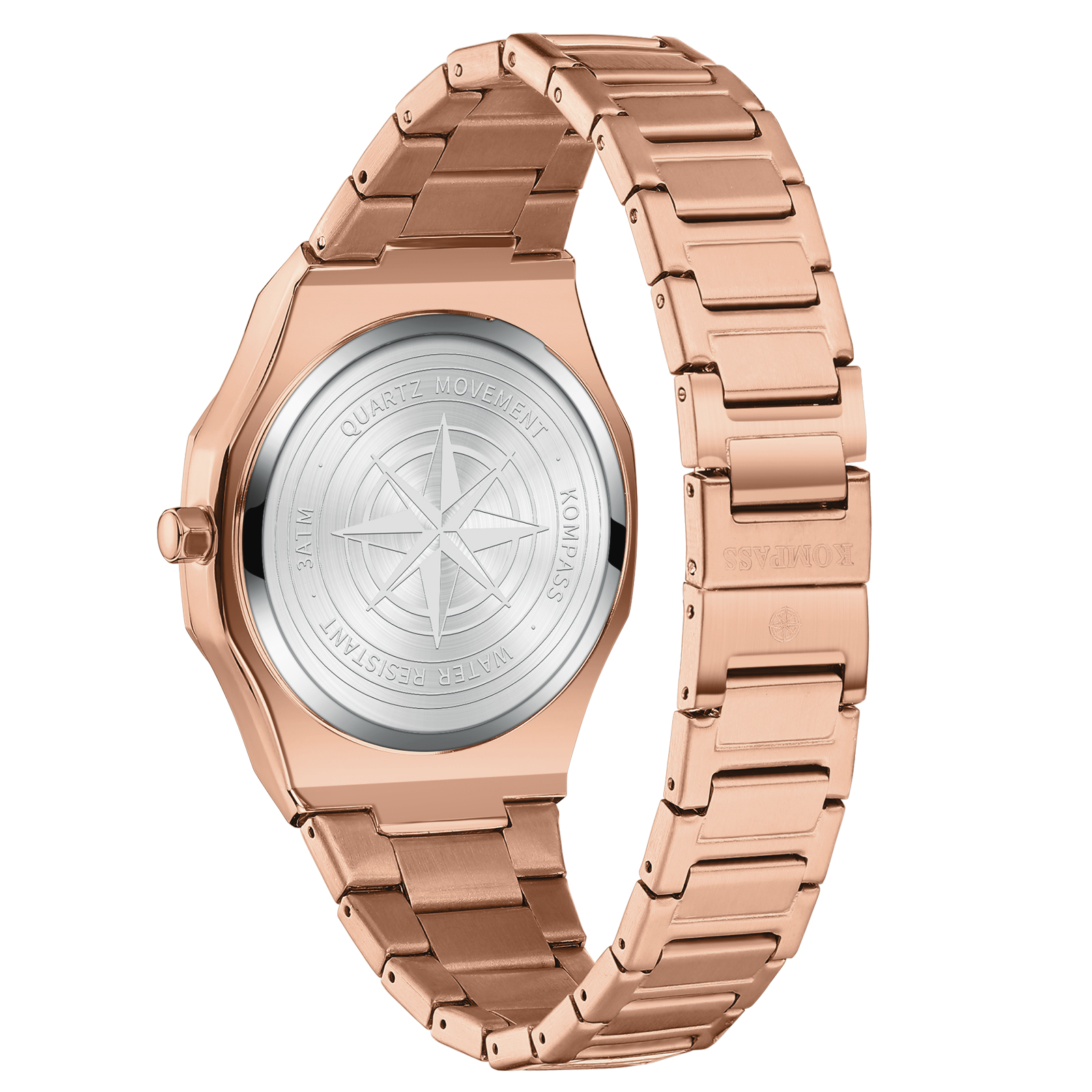 Kompass Star-Dust Arabic Rose Gold Black - 10