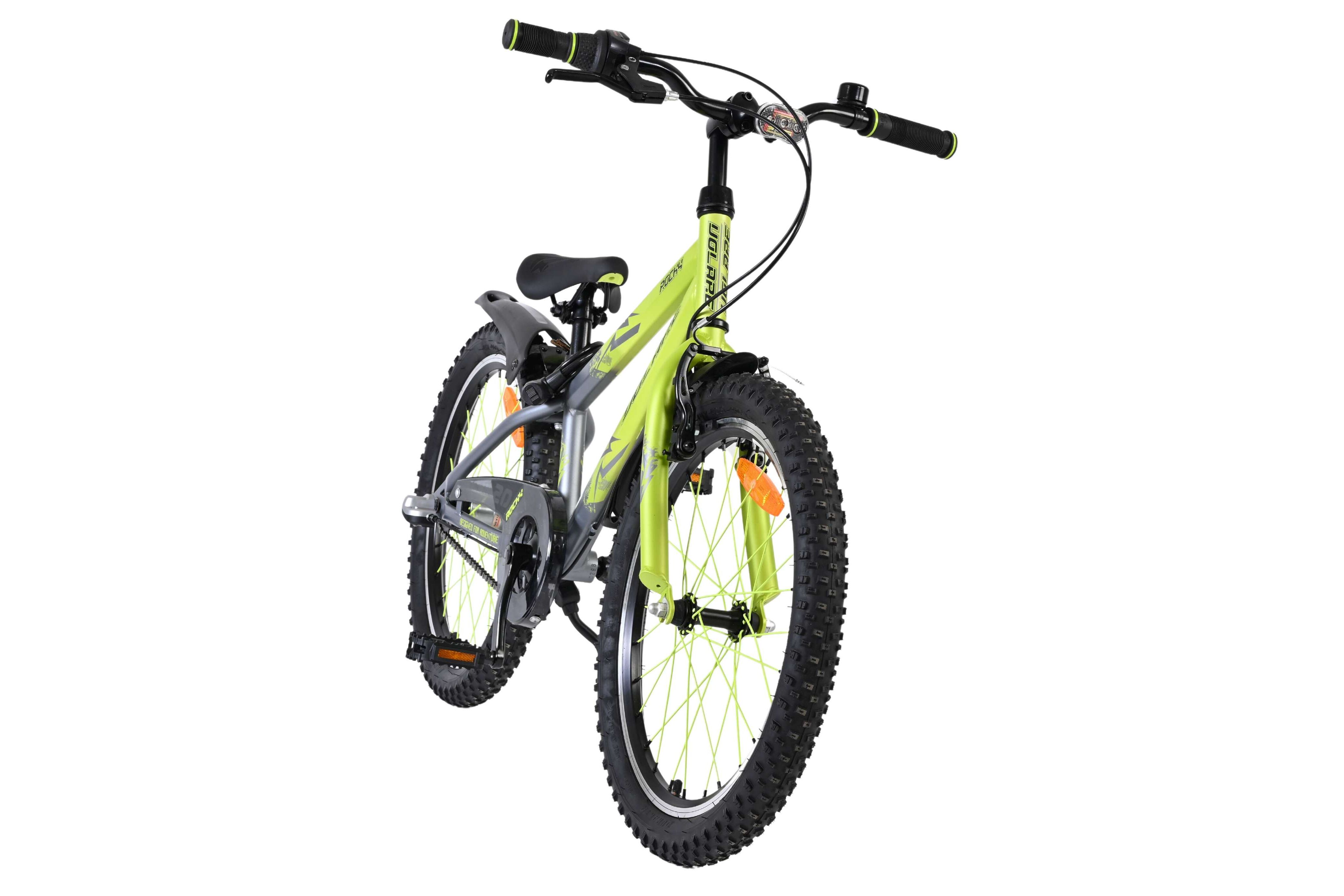 Barncykel Volare Rocky 20 Tum - 3 Växlar Grön för barn 6-8 år - 6