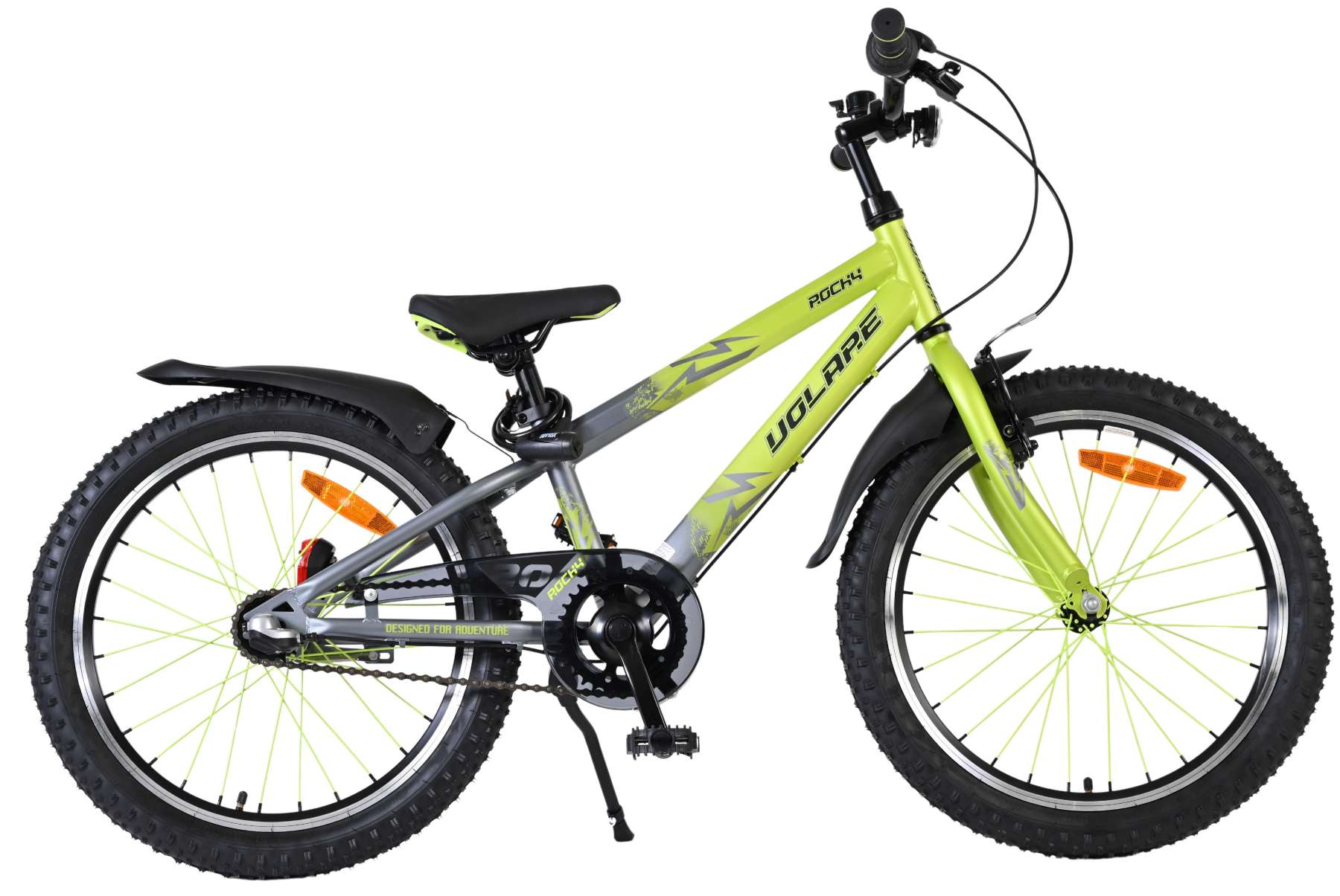 Barncykel Volare Rocky 20 Tum - 3 Växlar Grön för barn 6-8 år - 11