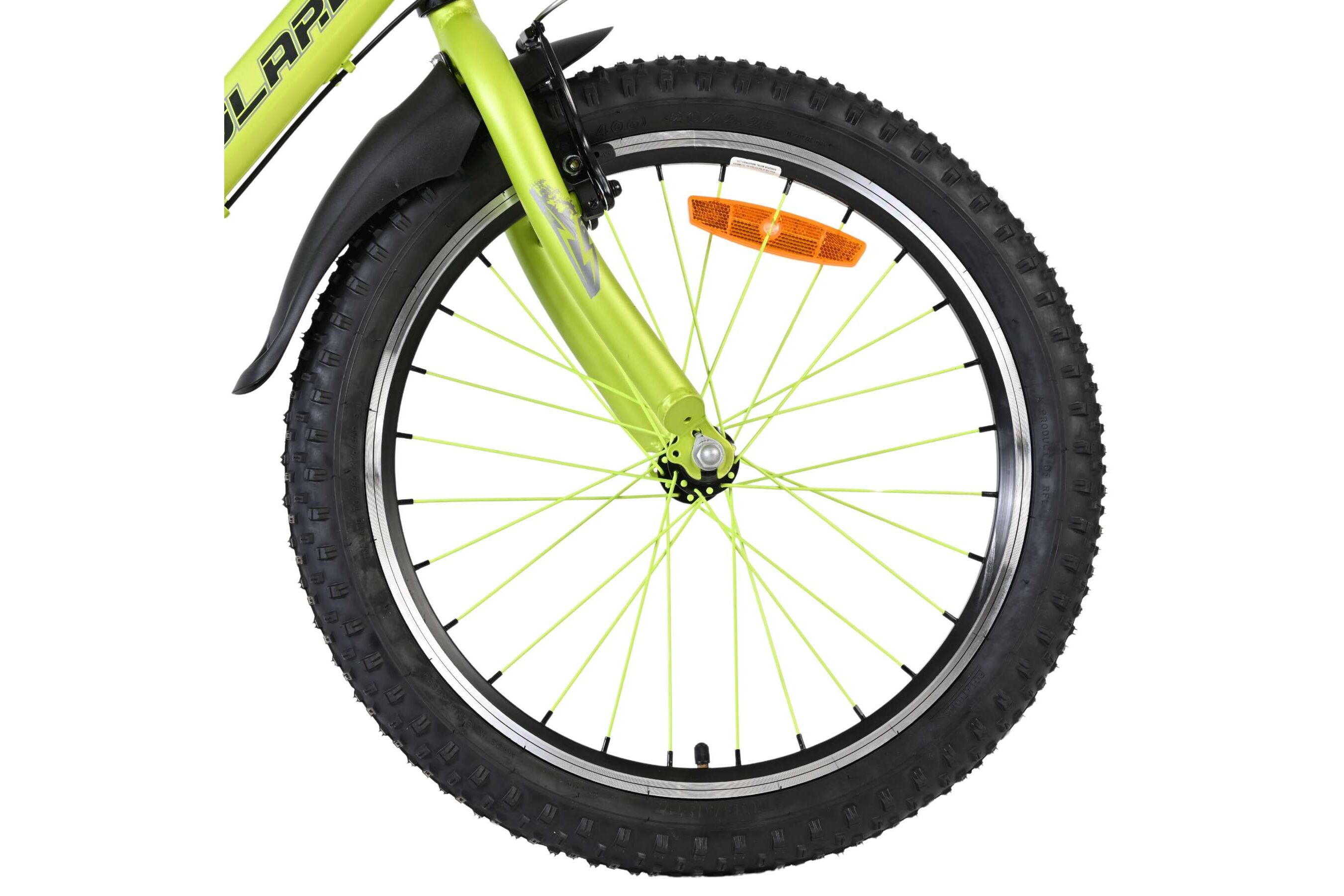 Barncykel Volare Rocky 20 Tum - 3 Växlar Grön för barn 6-8 år - 3