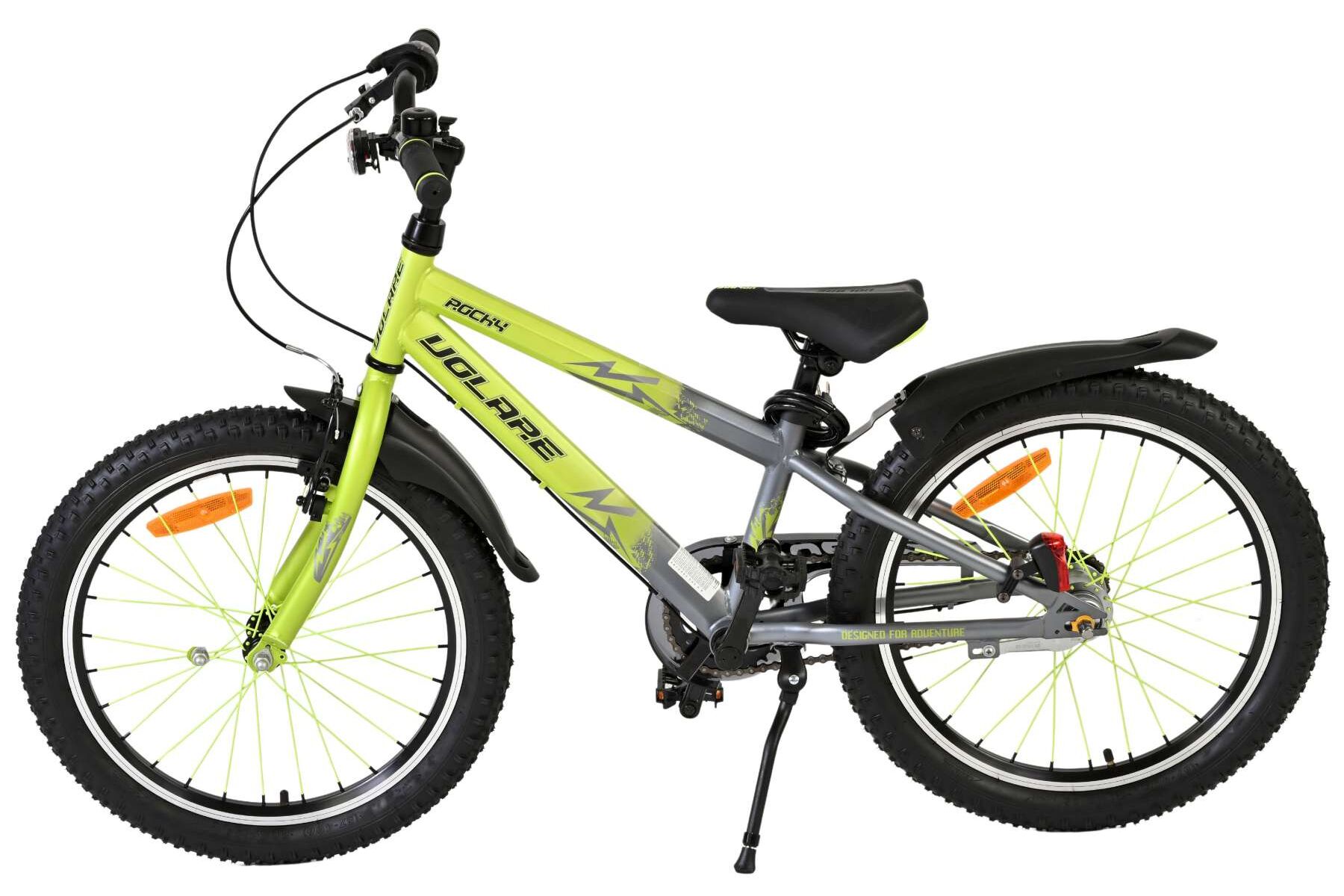 Barncykel Volare Rocky 20 Tum - 3 Växlar Grön för barn 6-8 år - 8