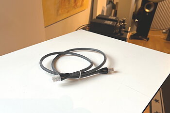 Transparent Ethernet Cable - 1m - Begagnad streamingkabel