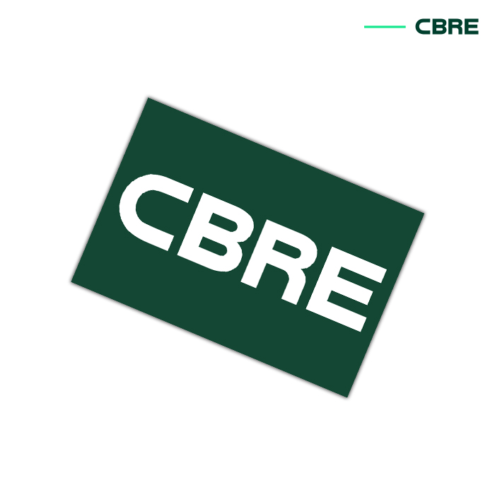 CBRE klisterdekal - Logotyp 60x40mm
