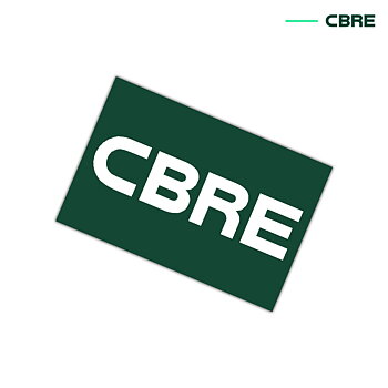 CBRE klisterdekal - Logotyp 60x40mm