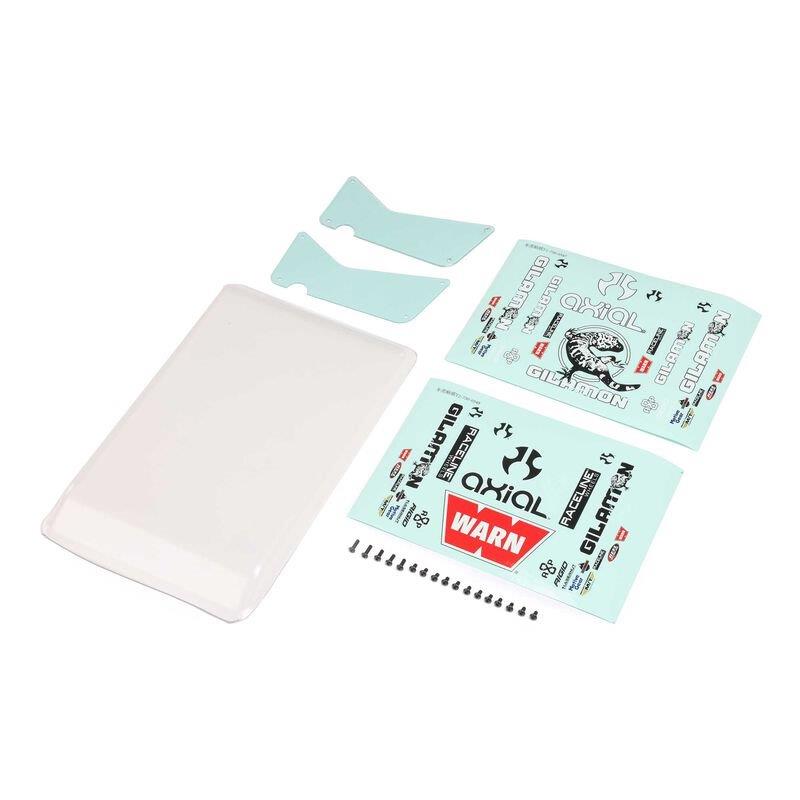 AXIAL Body Panel Set, Clear: Gilamon AXP8