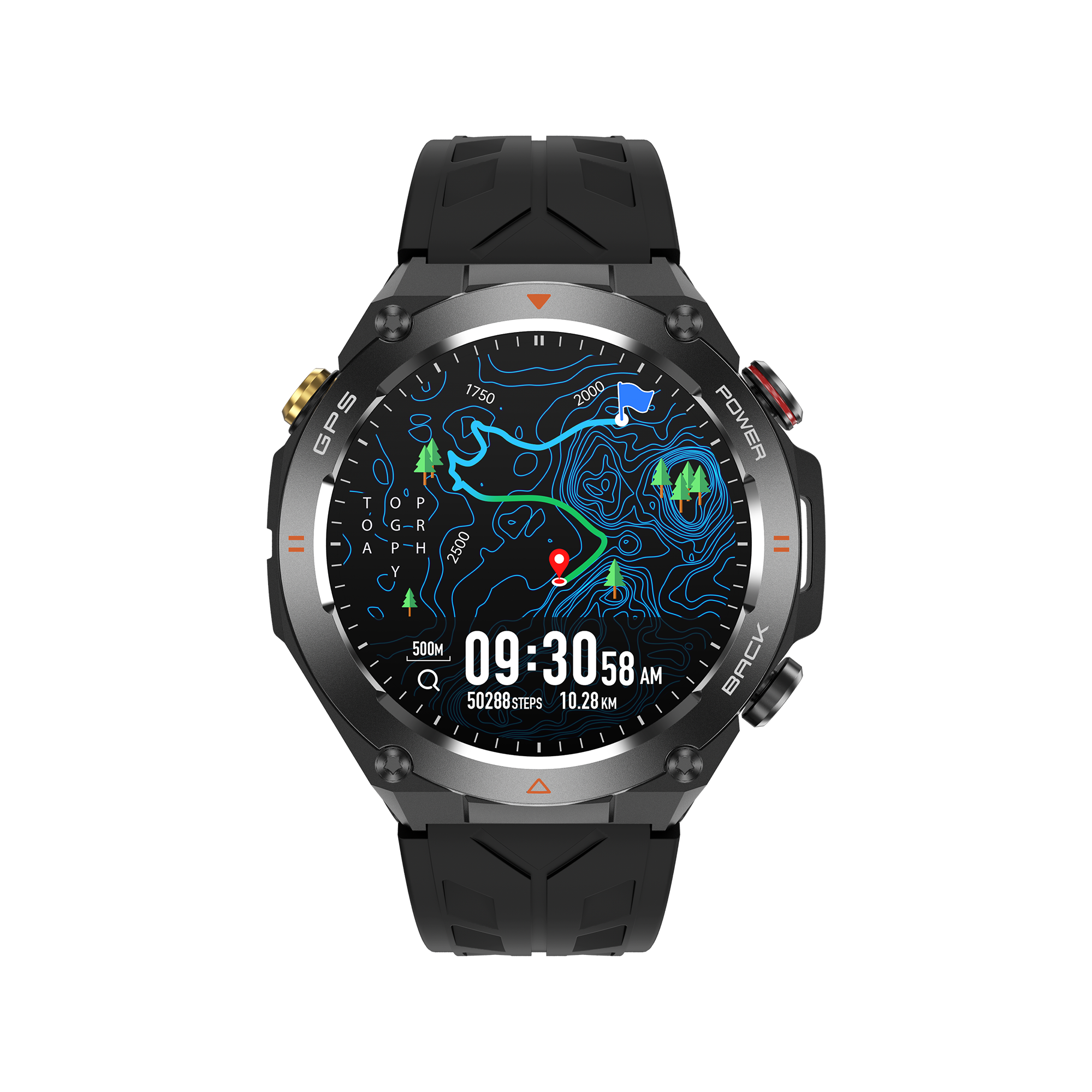Philippe Palmer Smart Watch LP92 Black - 53