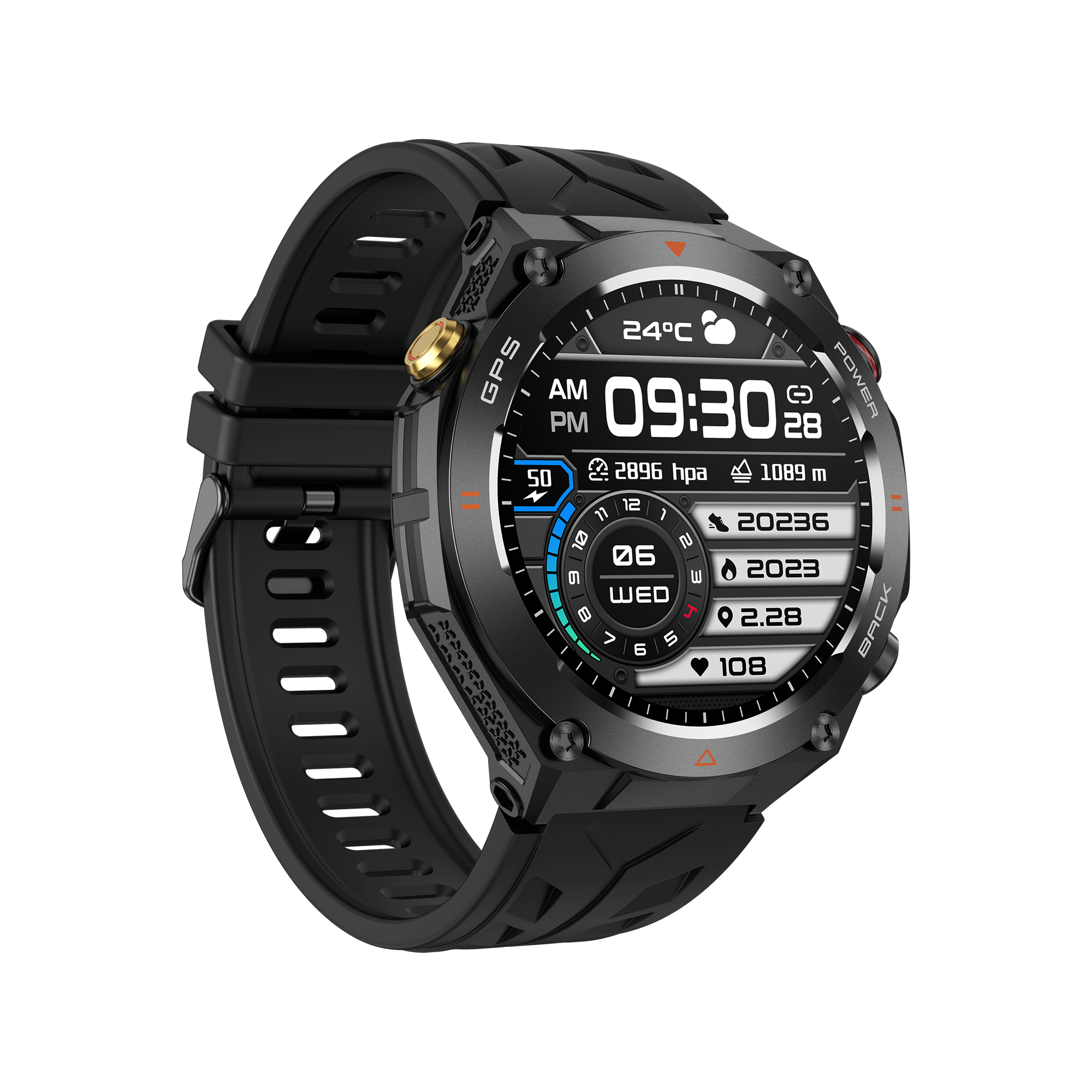 Philippe Palmer Smart Watch LP92 Black - 38