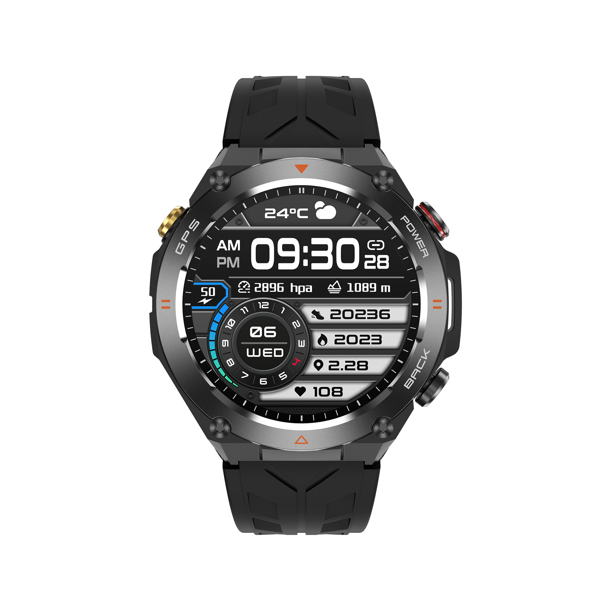 Philippe Palmer Smart Watch LP92 Black - 48