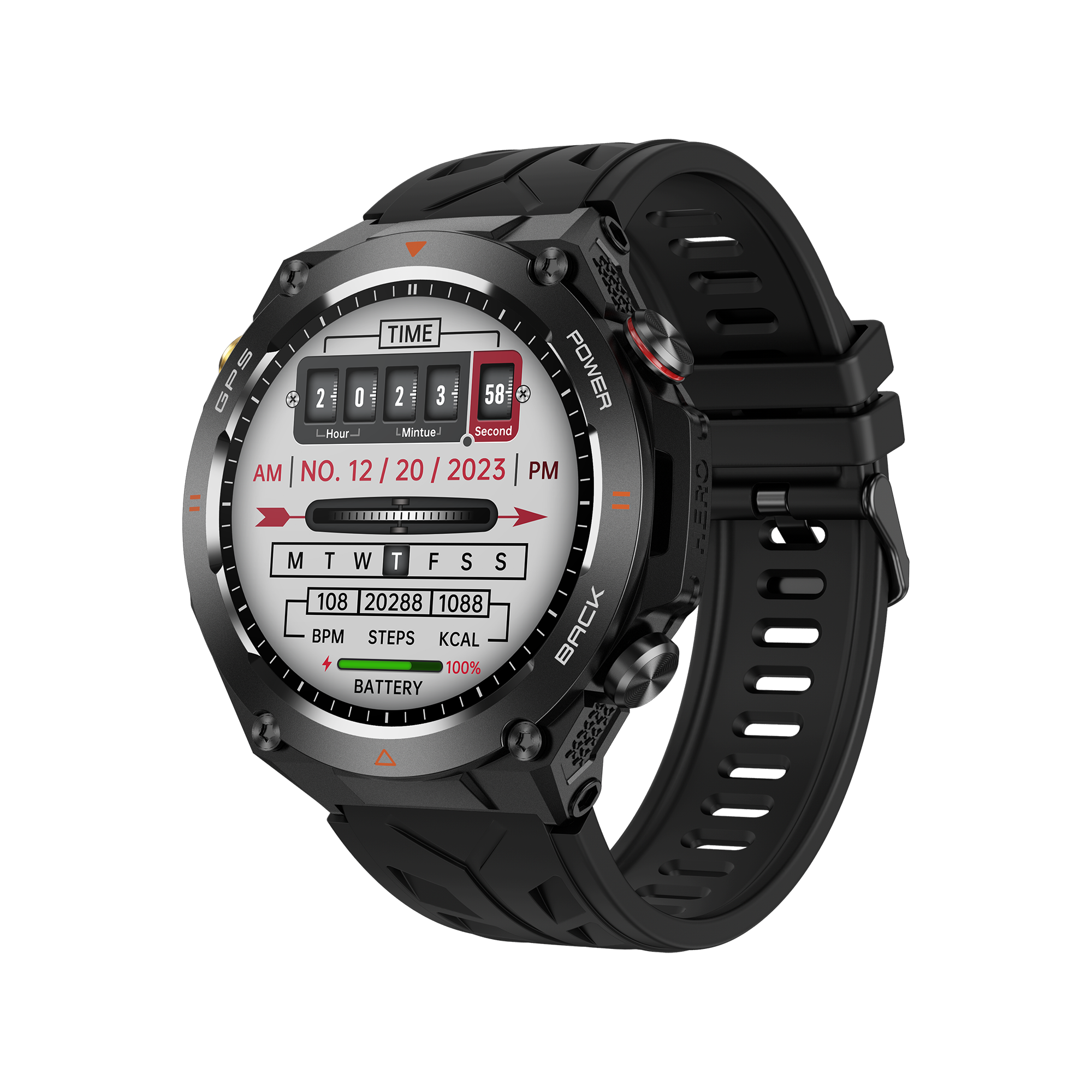 Philippe Palmer Smart Watch LP92 Black - 30