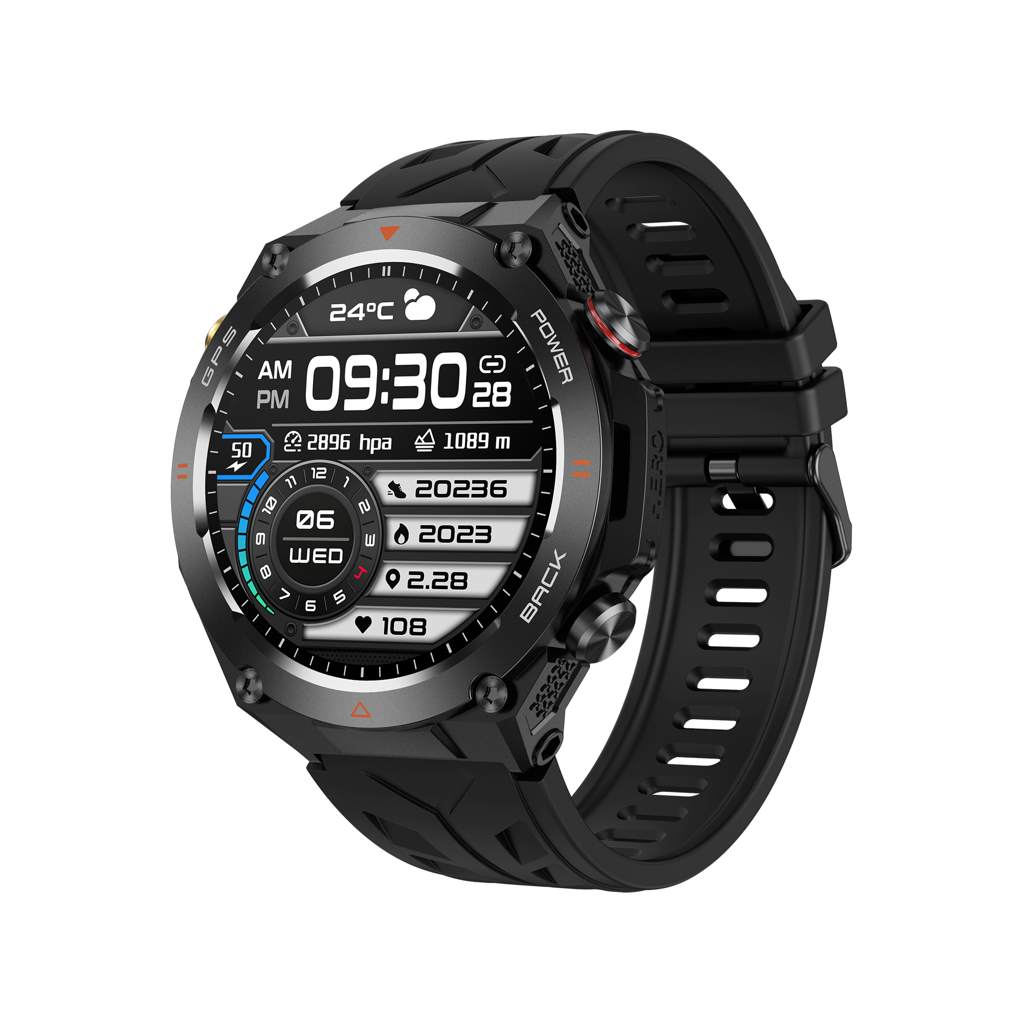 Philippe Palmer Smart Watch LP92 Black - 28