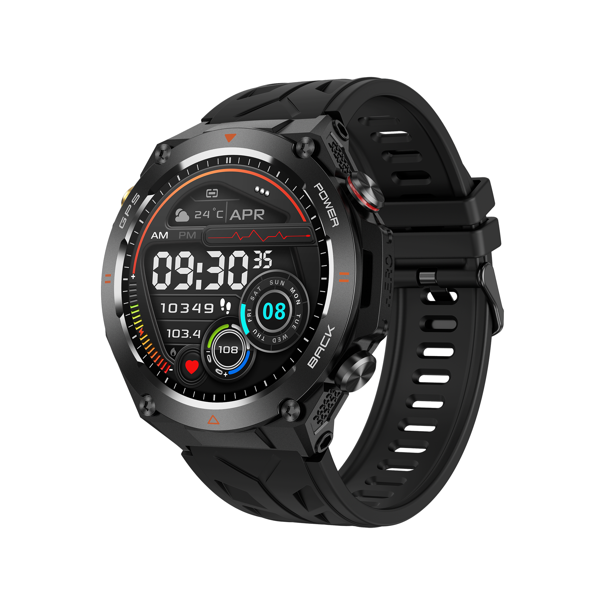 Philippe Palmer Smart Watch LP92 Black - 26