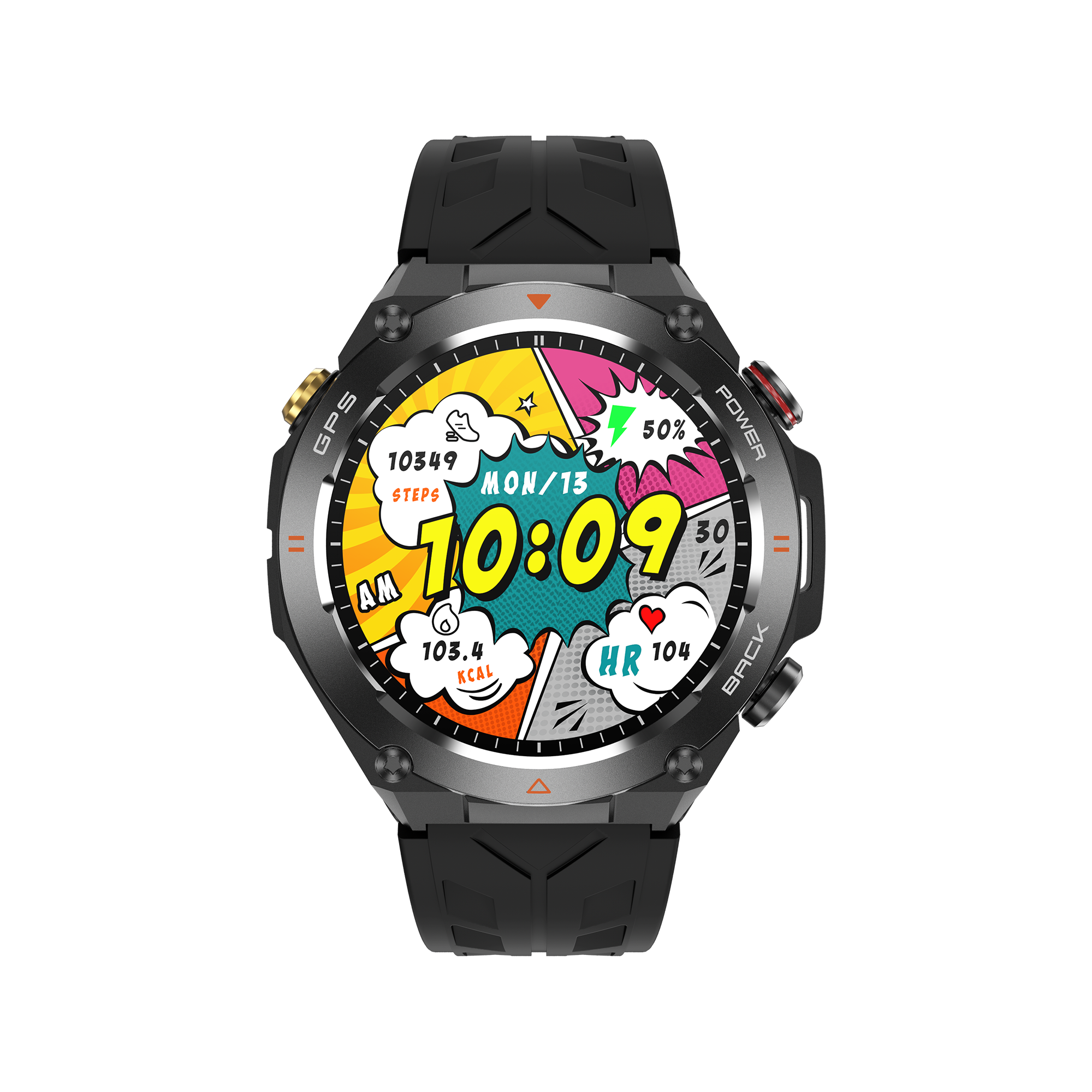 Philippe Palmer Smart Watch LP92 Black - 55