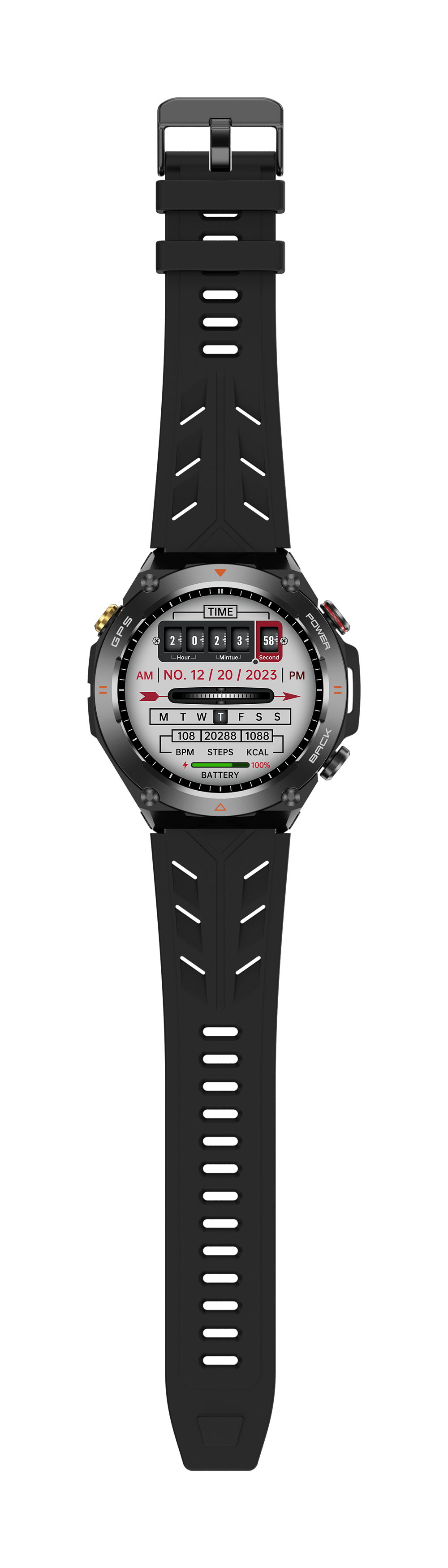 Philippe Palmer Smart Watch LP92 Black - 60