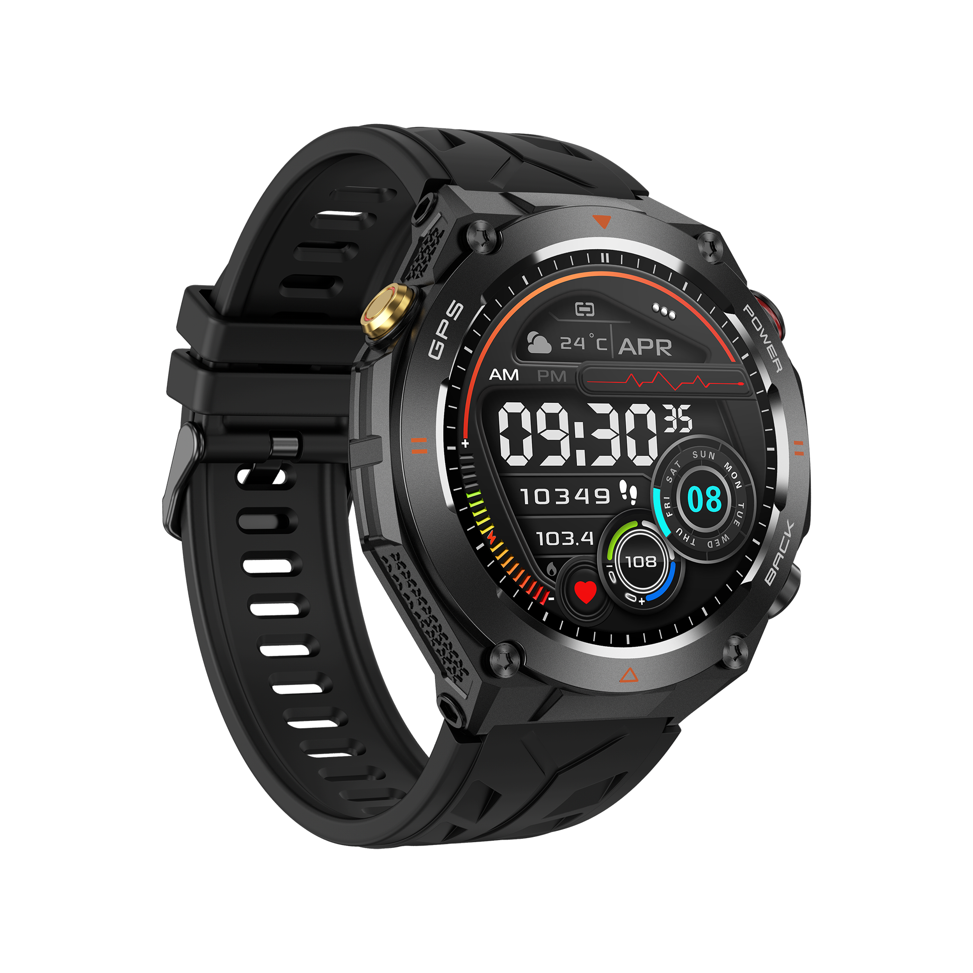 Philippe Palmer Smart Watch LP92 Black - 36