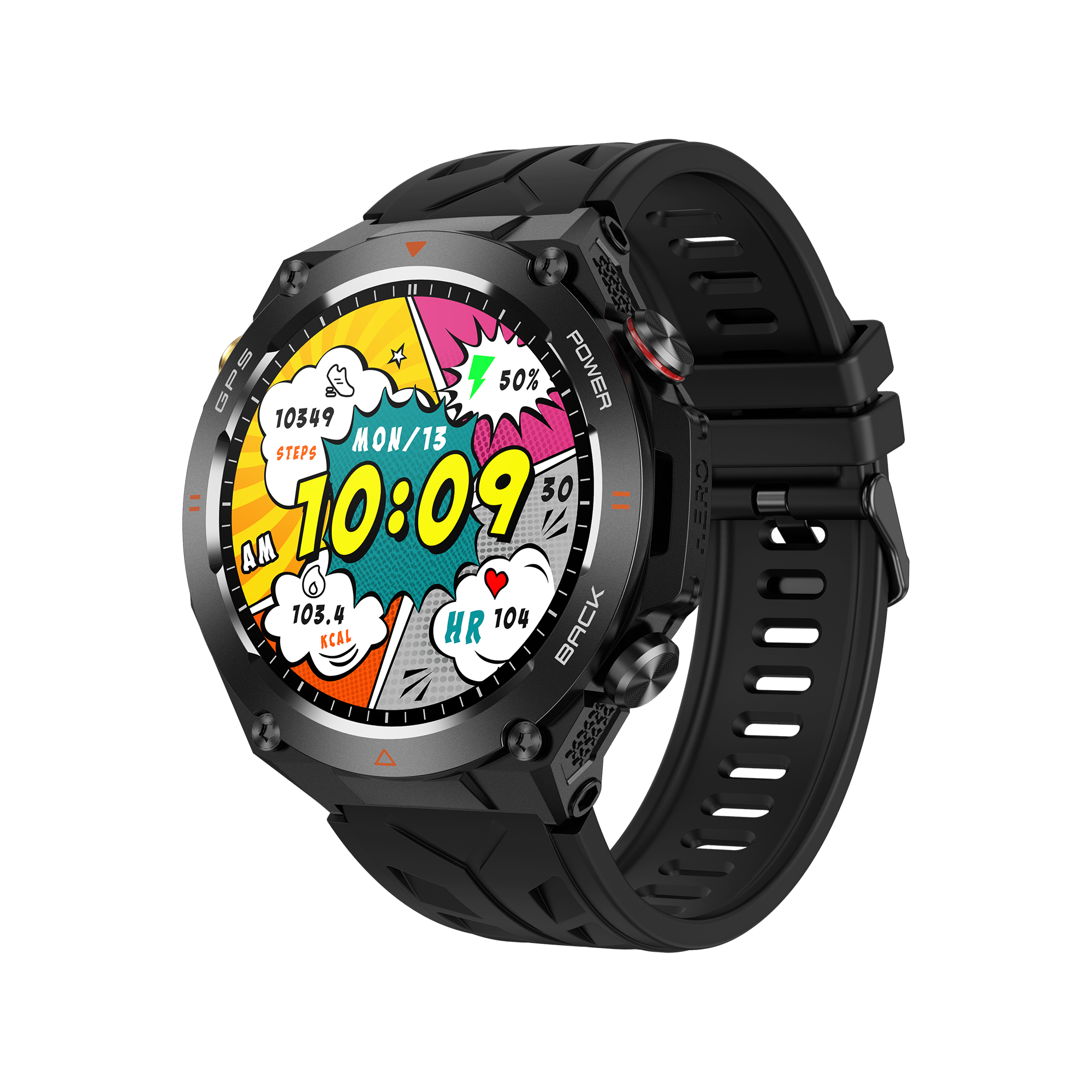 Philippe Palmer Smart Watch LP92 Black - 35