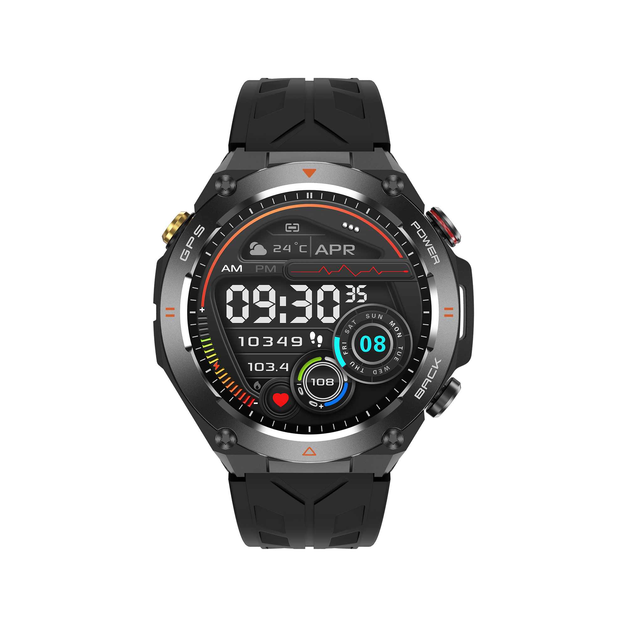 Philippe Palmer Smart Watch LP92 Black - 46
