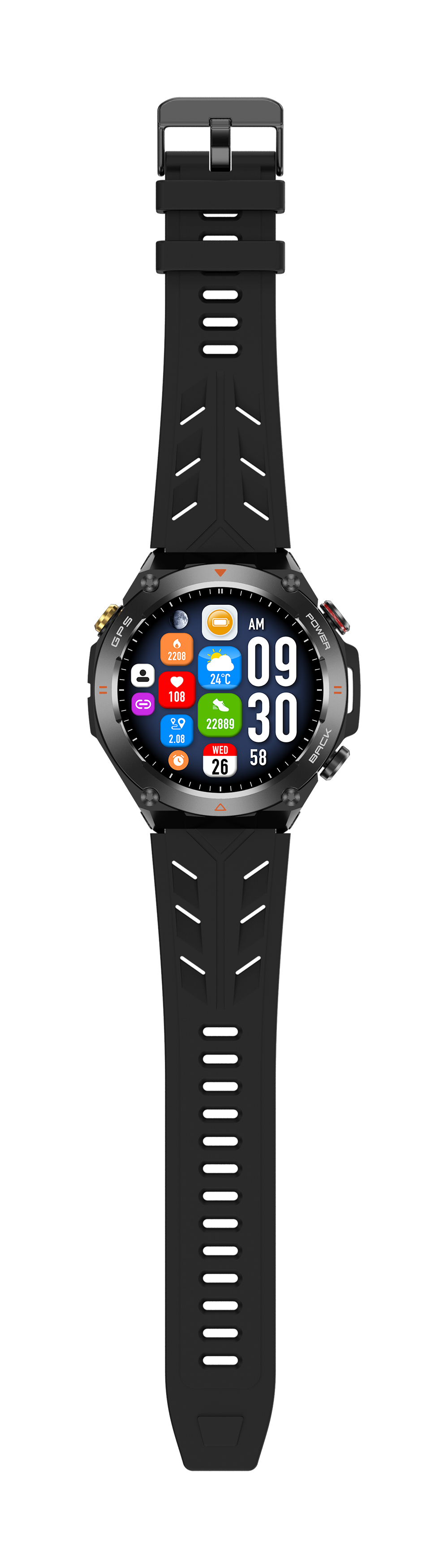 Philippe Palmer Smart Watch LP92 Black - 64
