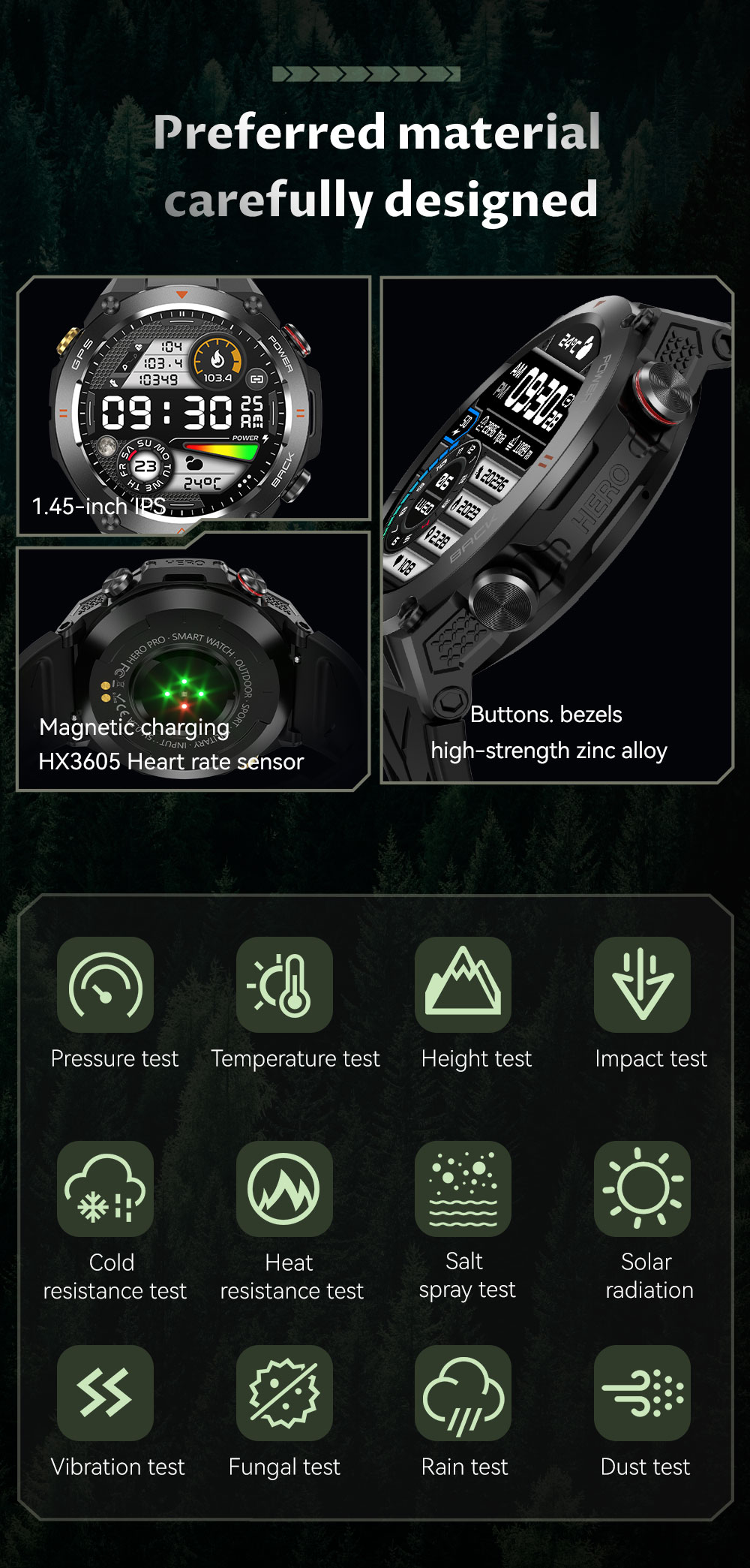Philippe Palmer Smart Watch LP92 Black - 8