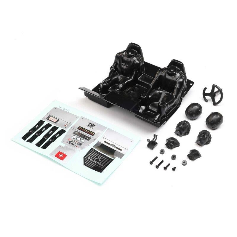 AXIAL Interior Set, Clear: Gilamon AXP8