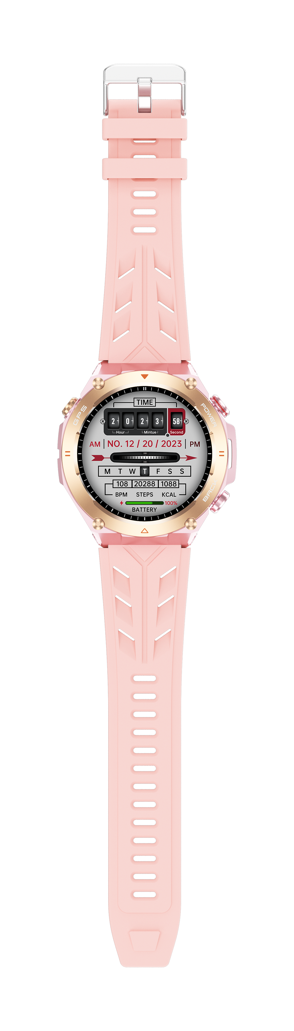 Philippe Palmer Smart Watch LP92 Pink - 60