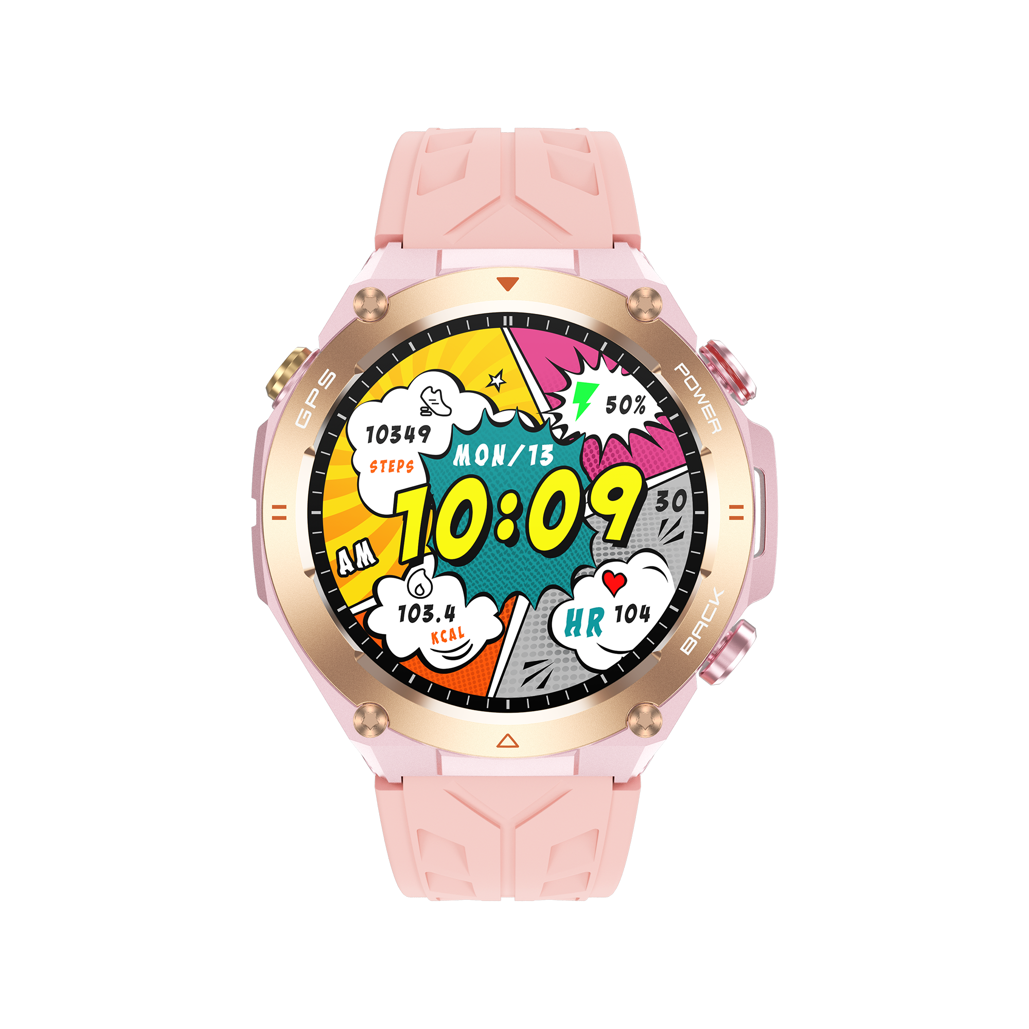Philippe Palmer Smart Watch LP92 Pink - 55