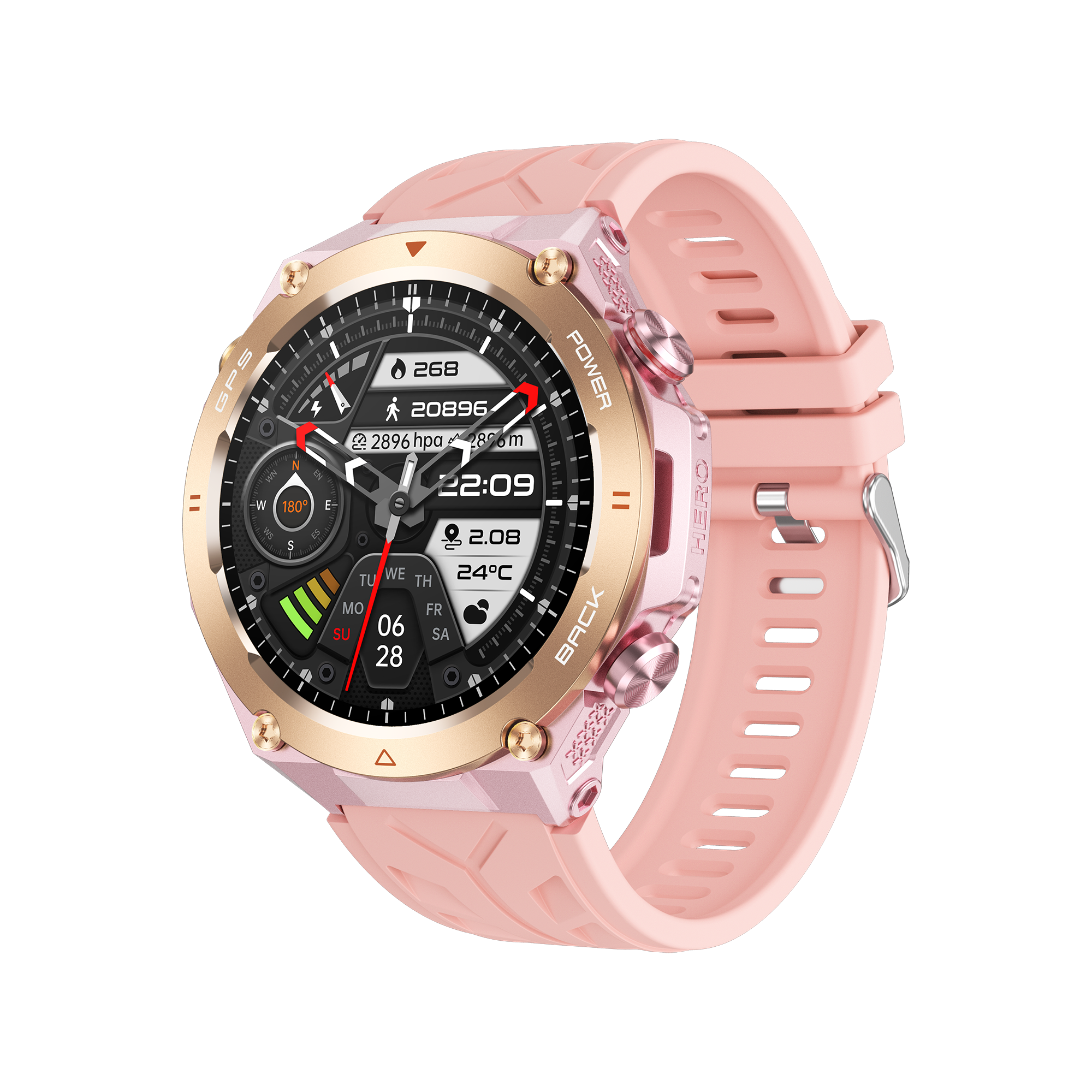 Philippe Palmer Smart Watch LP92 Pink - 29