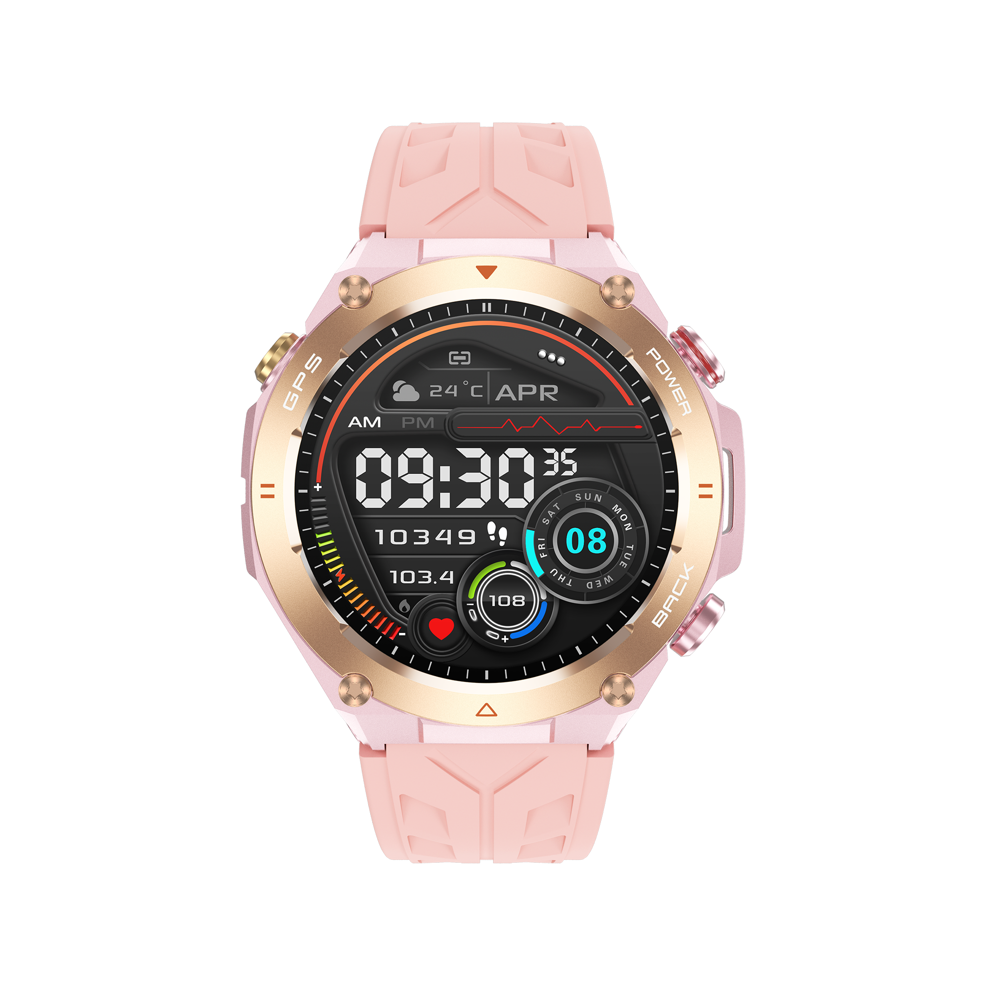 Philippe Palmer Smart Watch LP92 Pink - 46