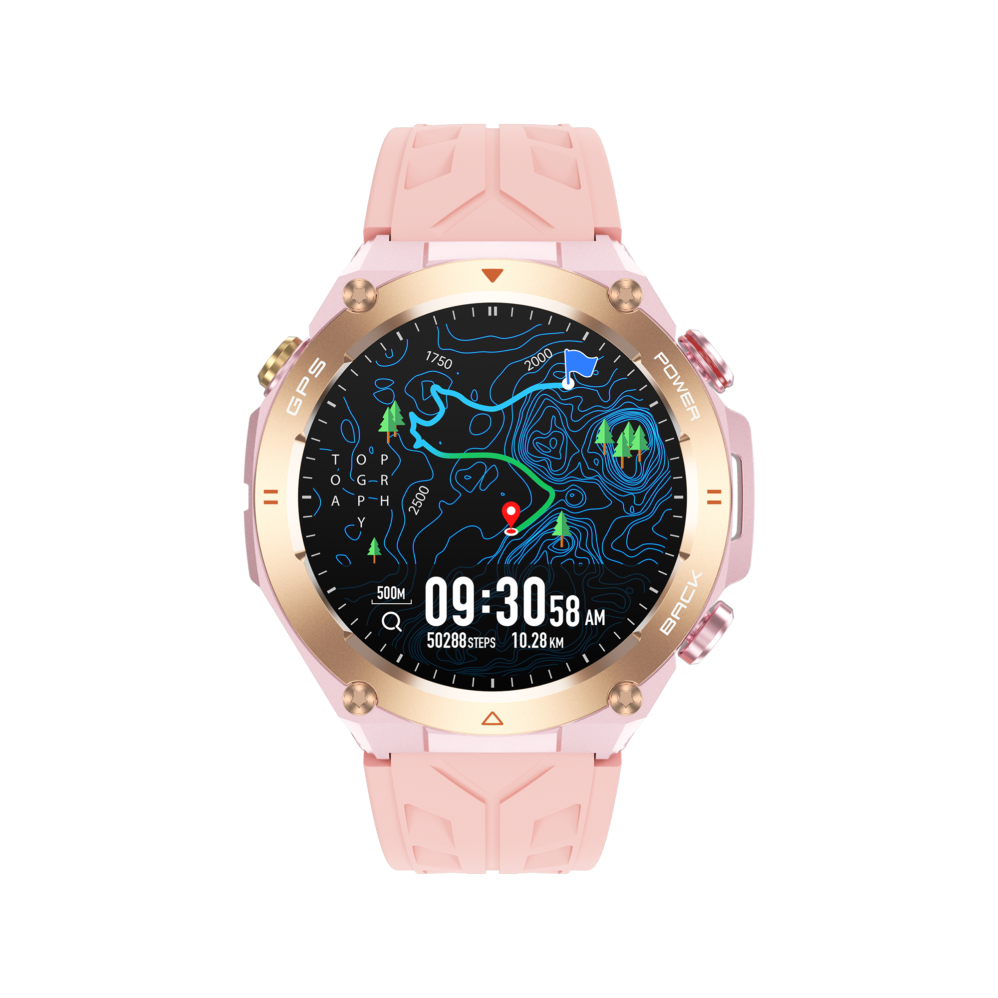 Philippe Palmer Smart Watch LP92 Pink - 53