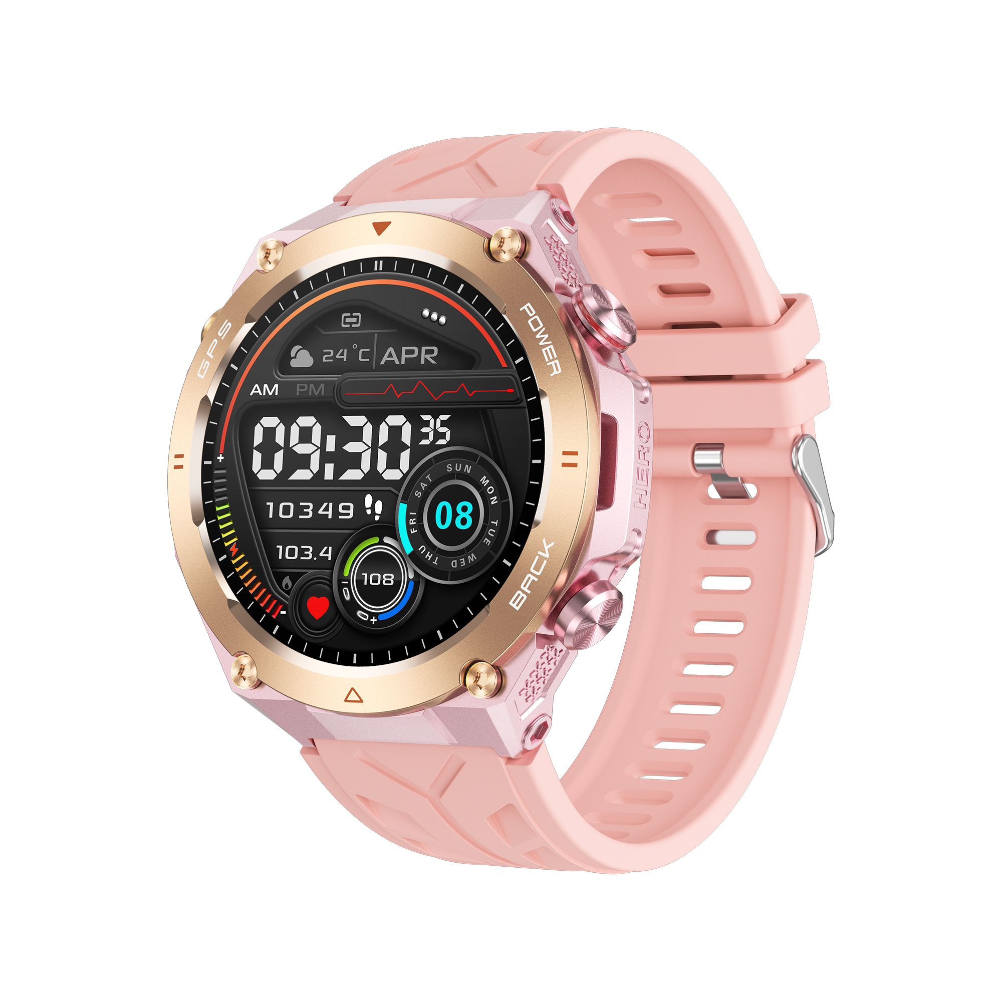 Philippe Palmer Smart Watch LP92 Pink - 26