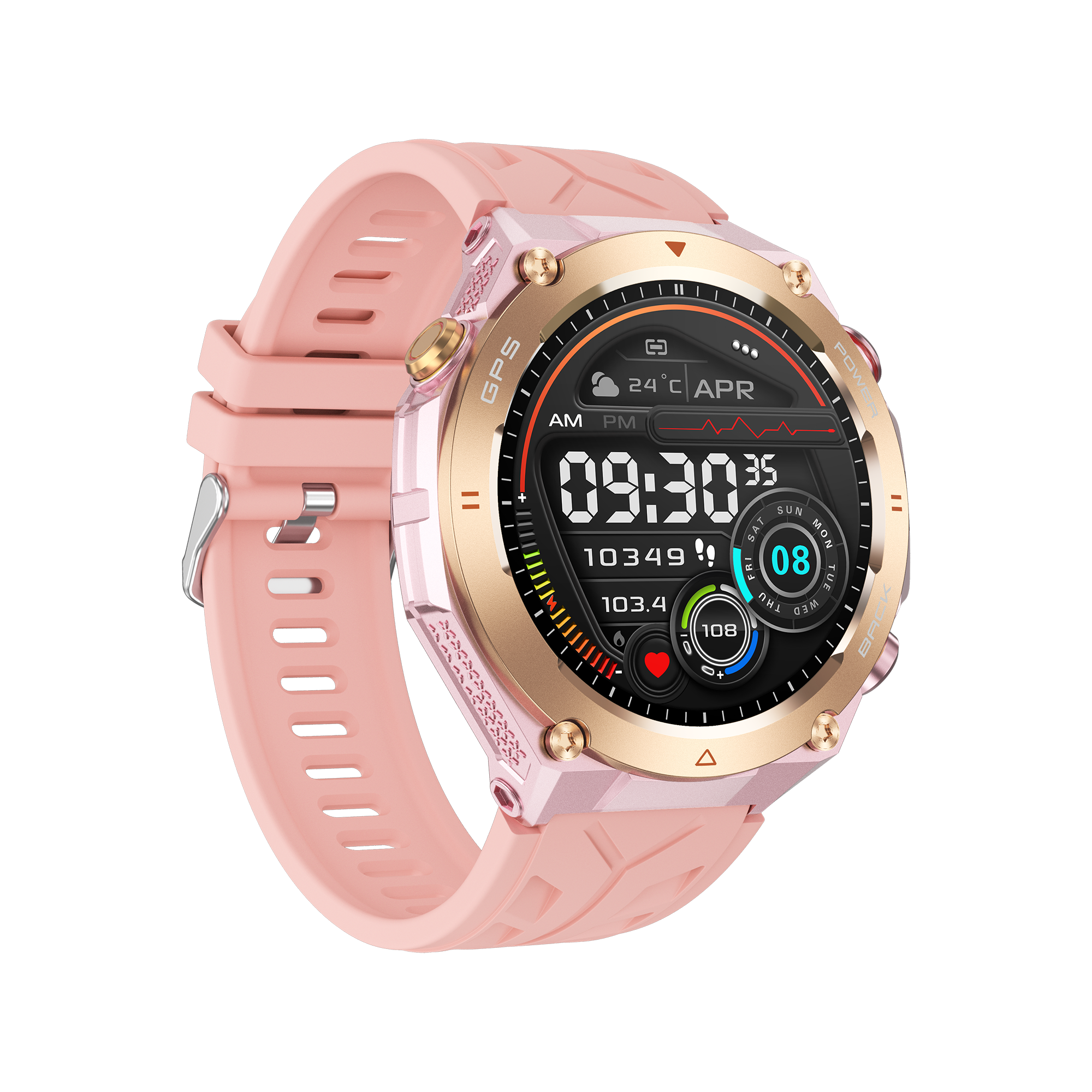 Philippe Palmer Smart Watch LP92 Pink - 36