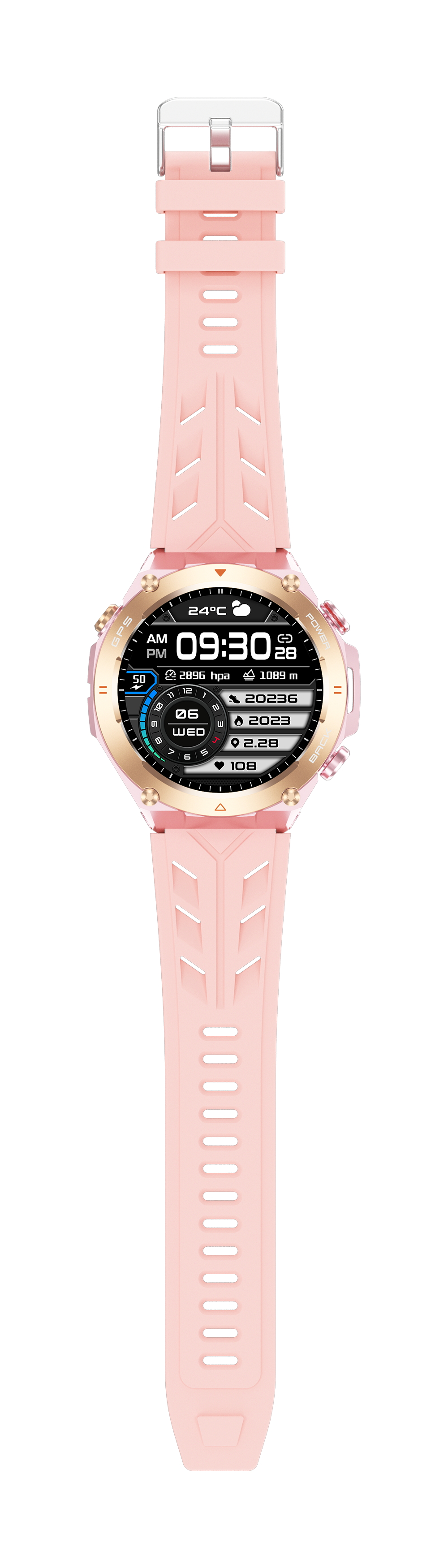 Philippe Palmer Smart Watch LP92 Pink - 58
